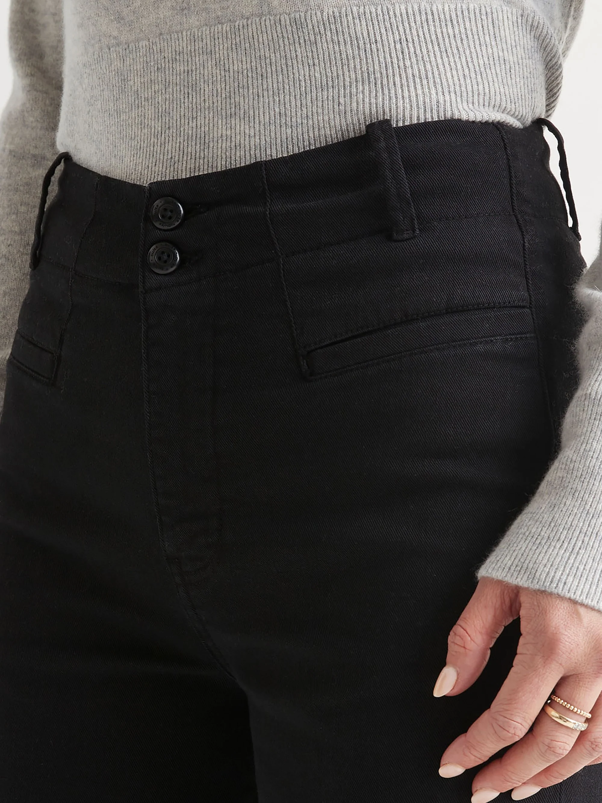 Duer Womens LuxTwill High Rise Trousers - Image 6