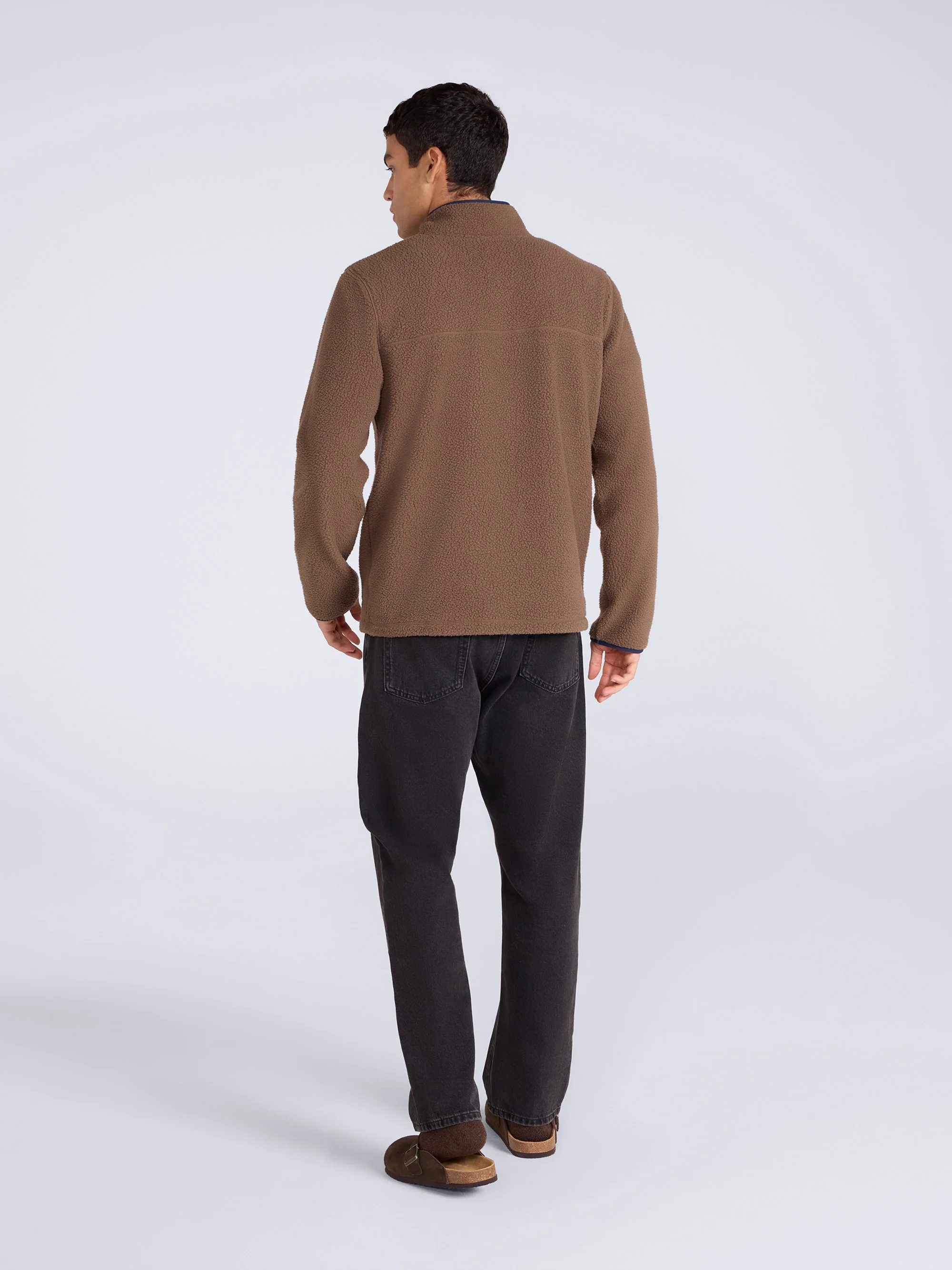 EMS Alfie Mens Sherpa Half Zip Fleece - Image 5
