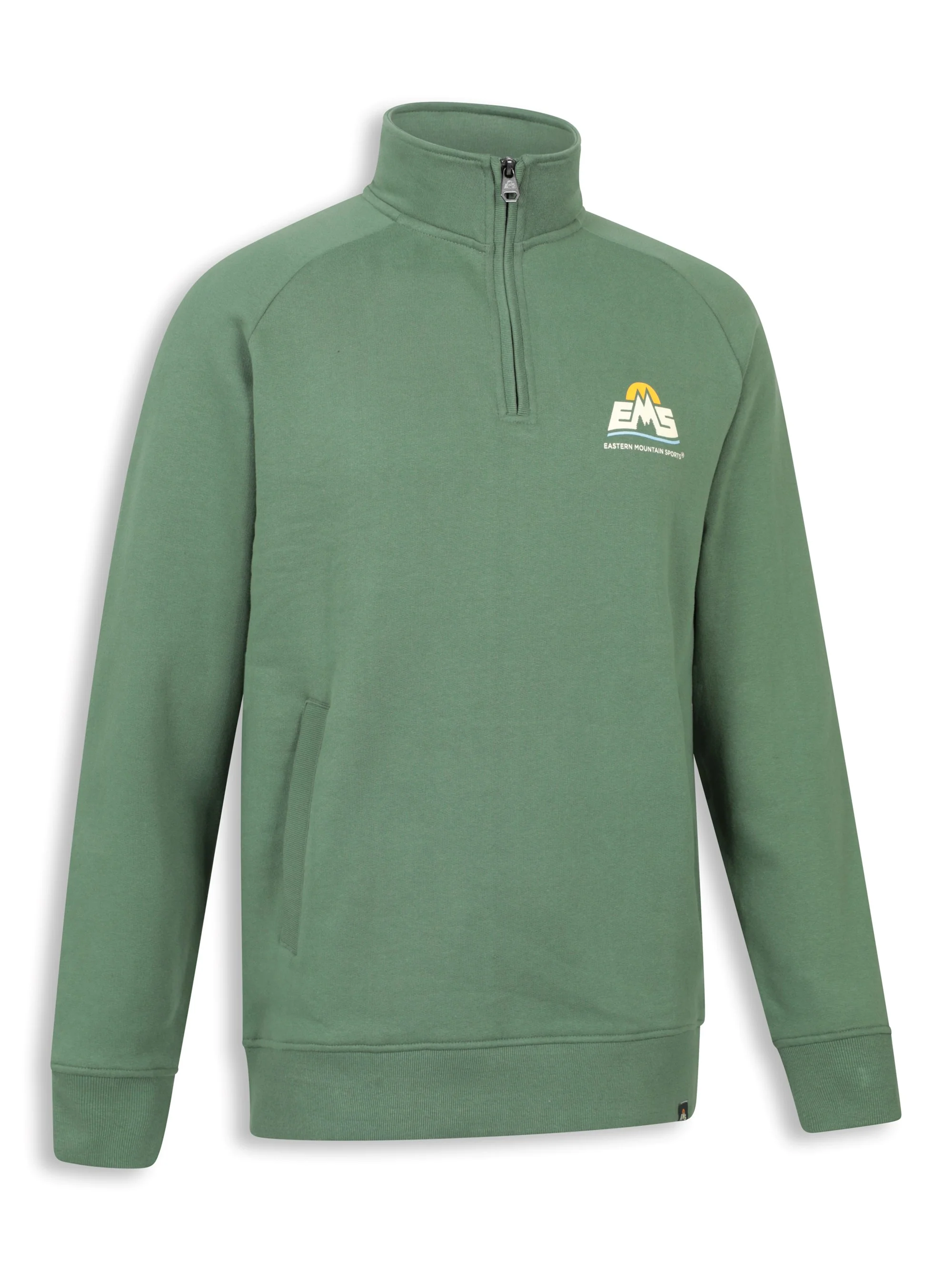 EMS Bamburgh Mens Graphic Half-Zip Sweater - Image 2