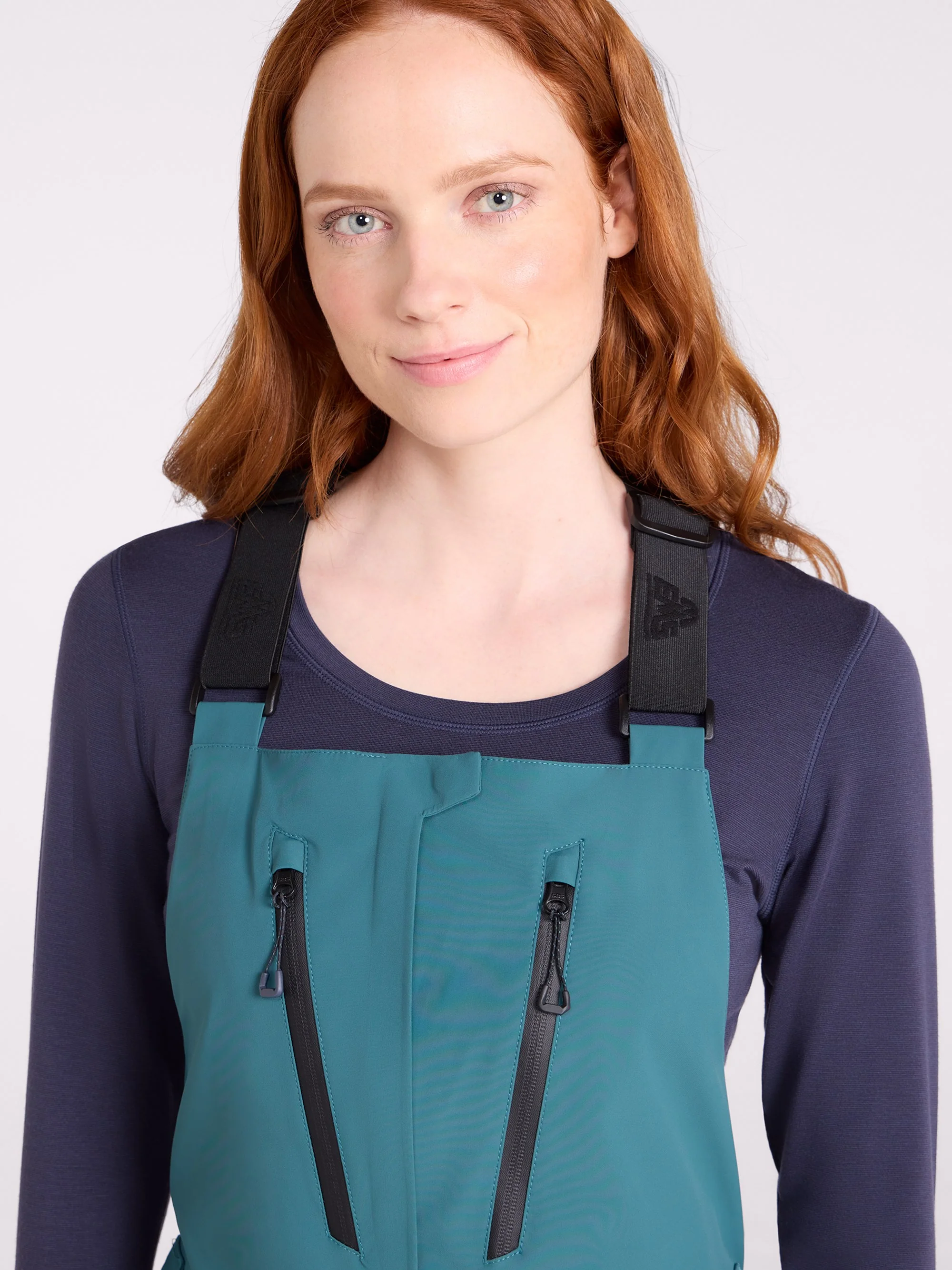 EMS Ellmau Womens 3 Layer Waterproof Bib Front Ski Pant - Image 14
