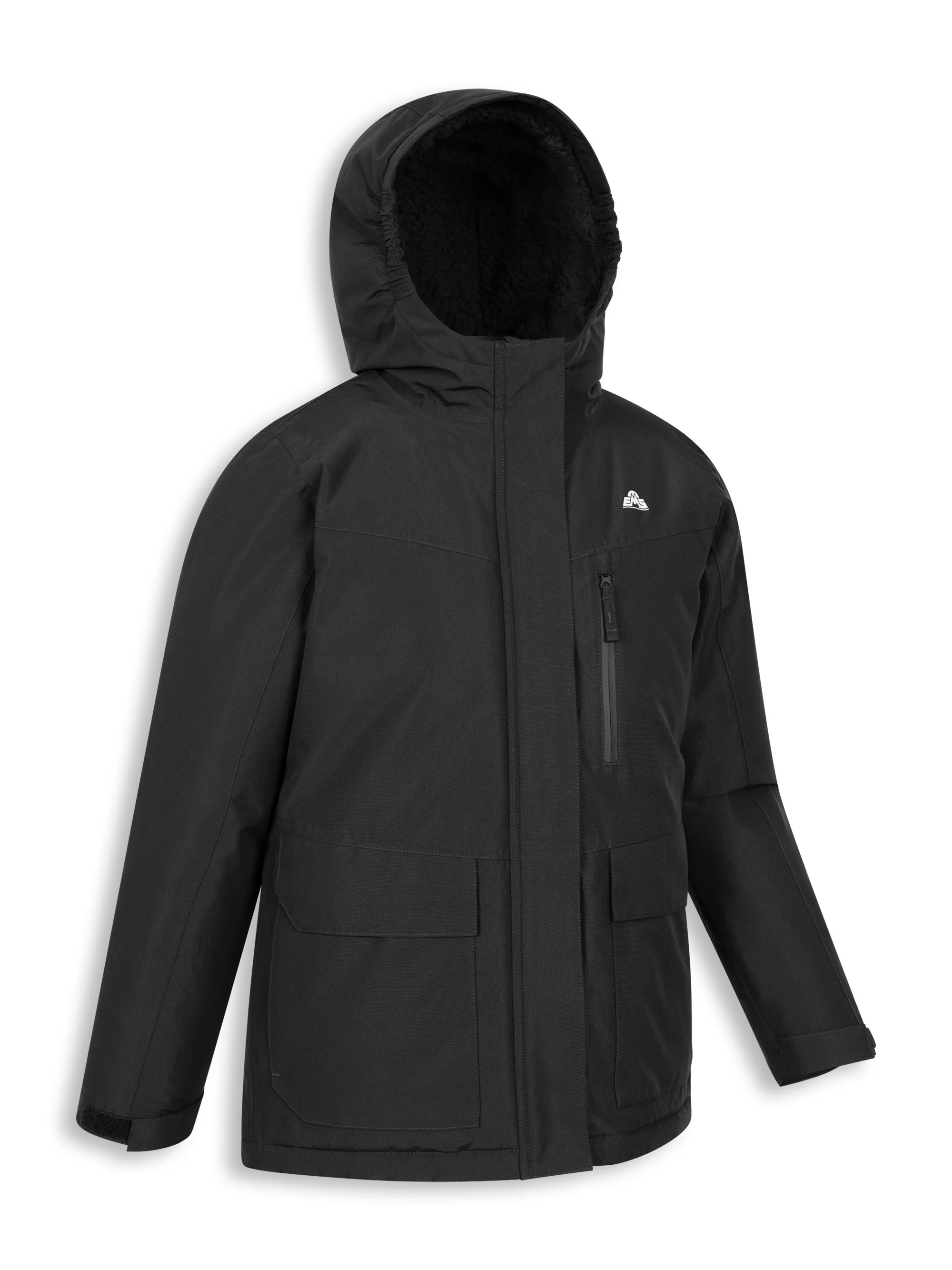 EMS Noah Sherpa Lined Kids Rain Jacket - Image 2