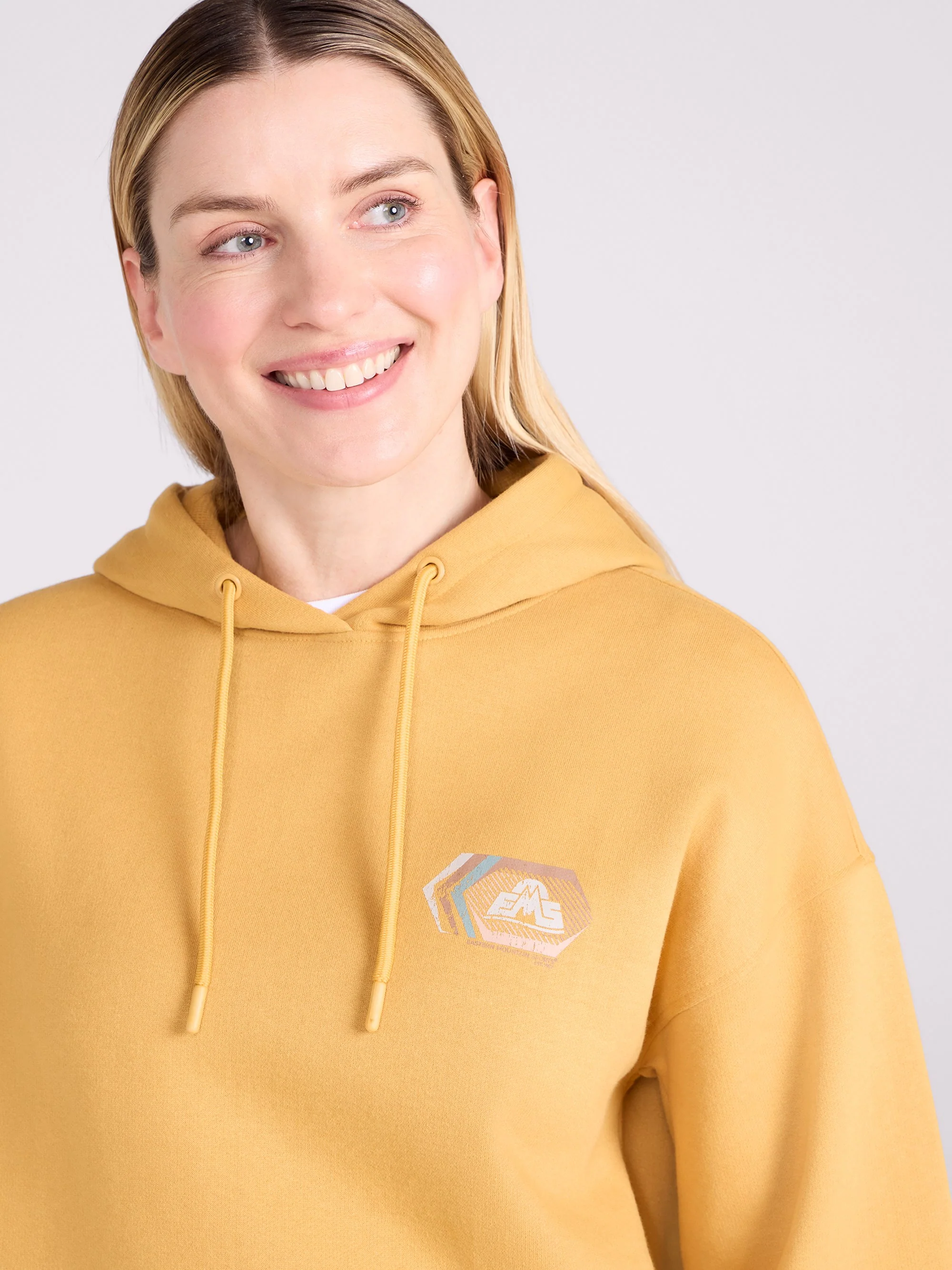 EMS Printed Womens Relaxed Fit Hoodie - Image 34