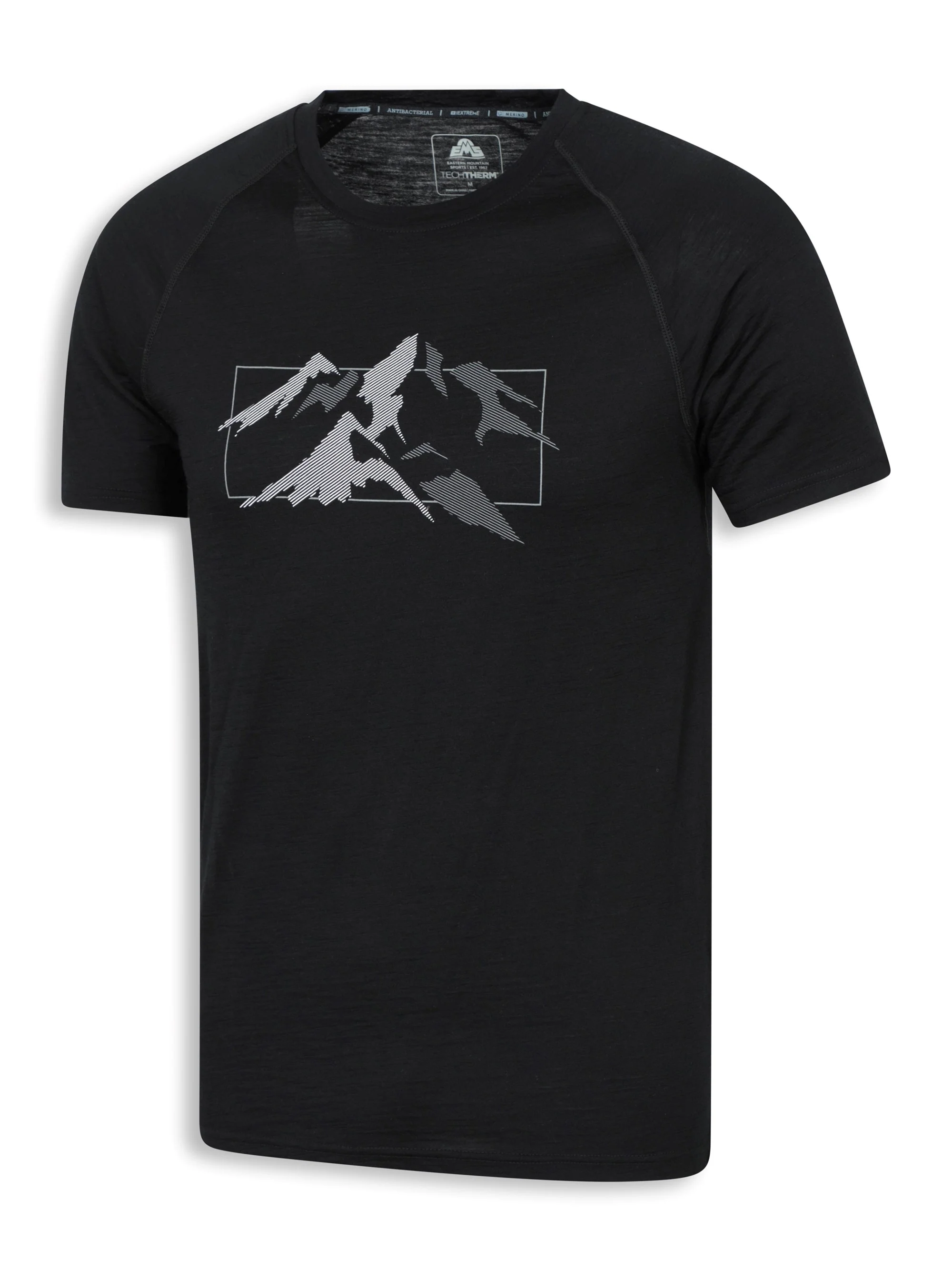 EMS Quest Mens Printed Thermal Short Sleeve Top - Image 4