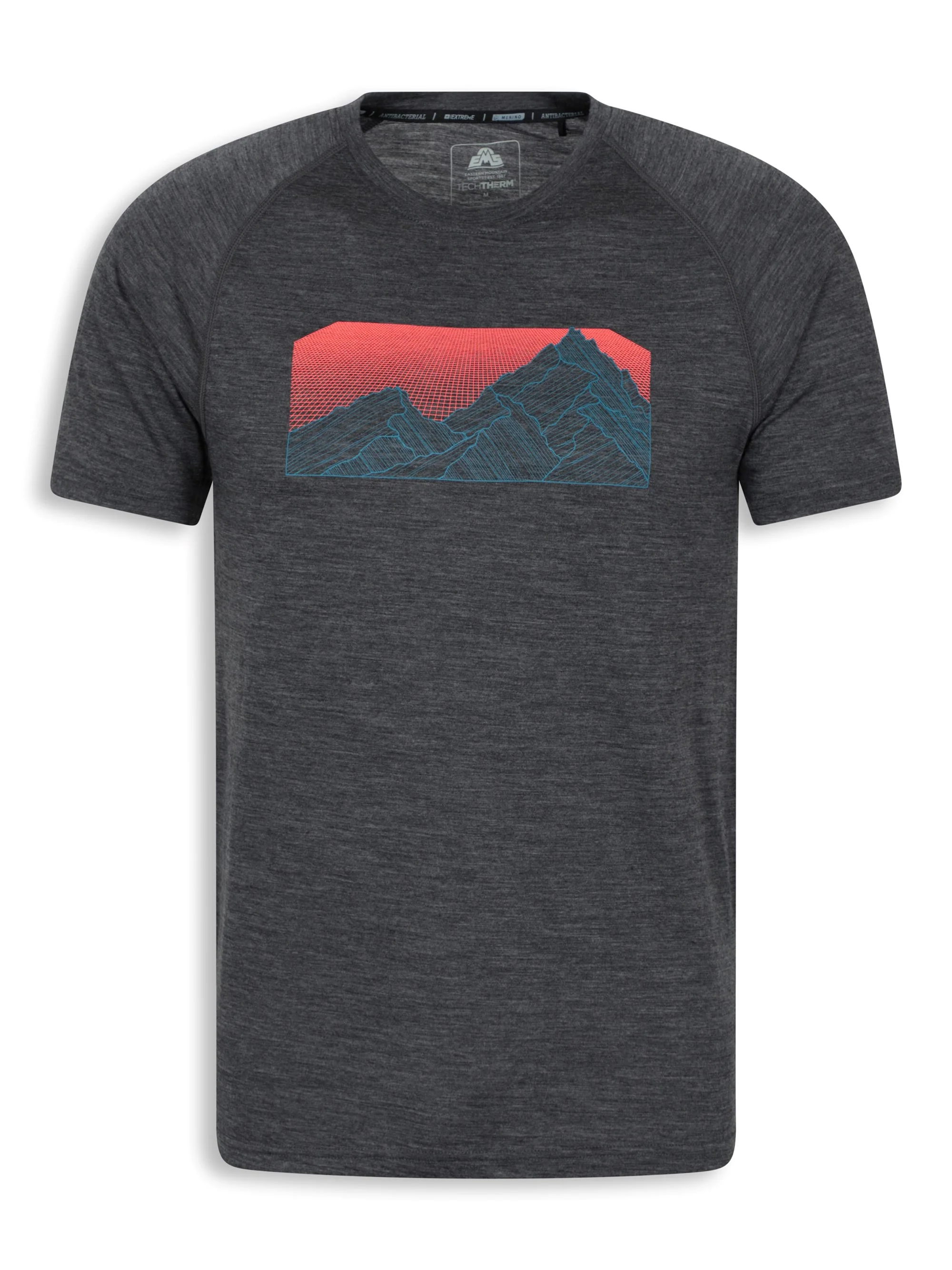 EMS Quest Mens Printed Thermal Short Sleeve Top - Image 7