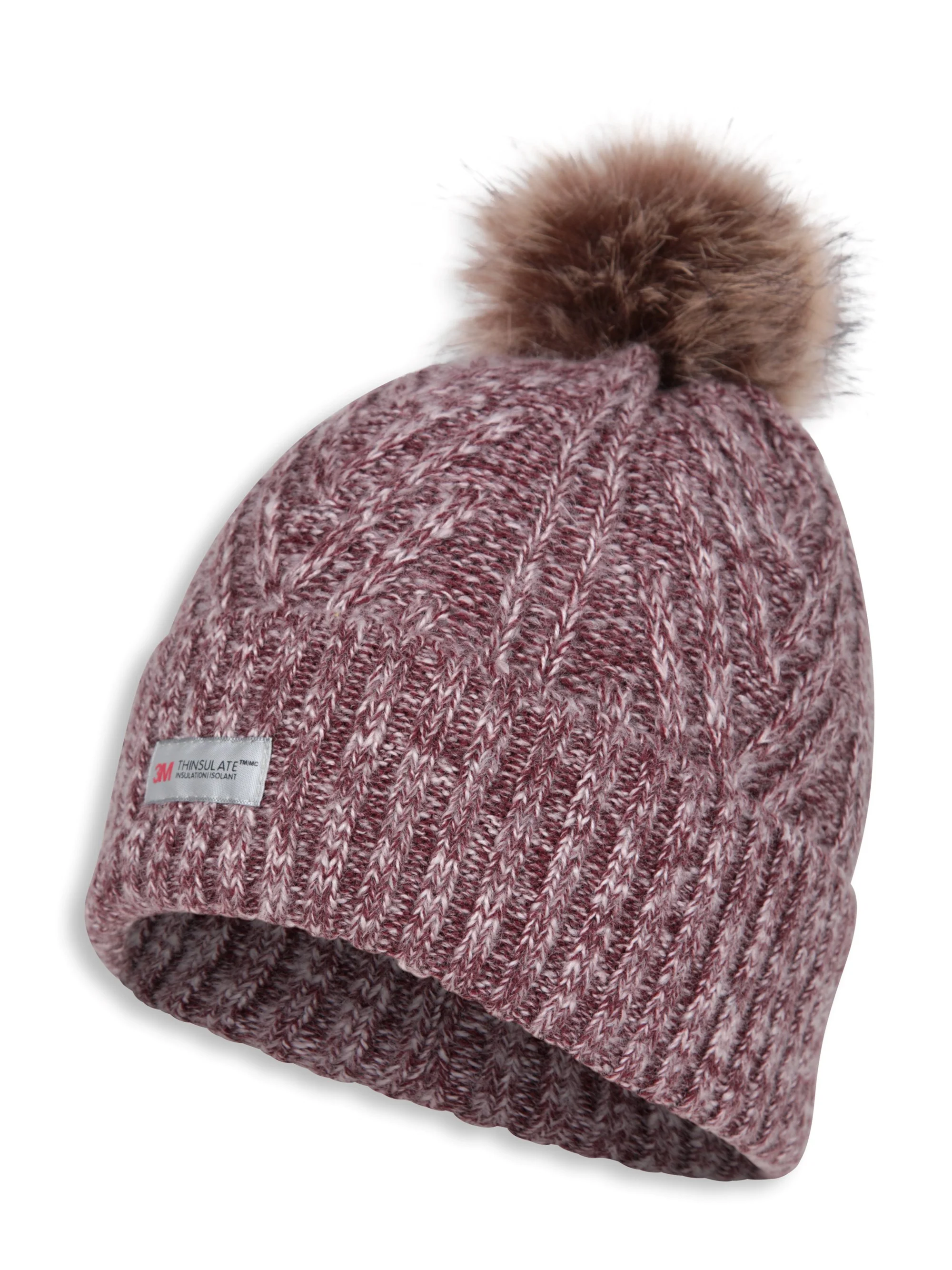 EMS Womens Thinsulate Fleece Lined Cable Beanie - Image 4