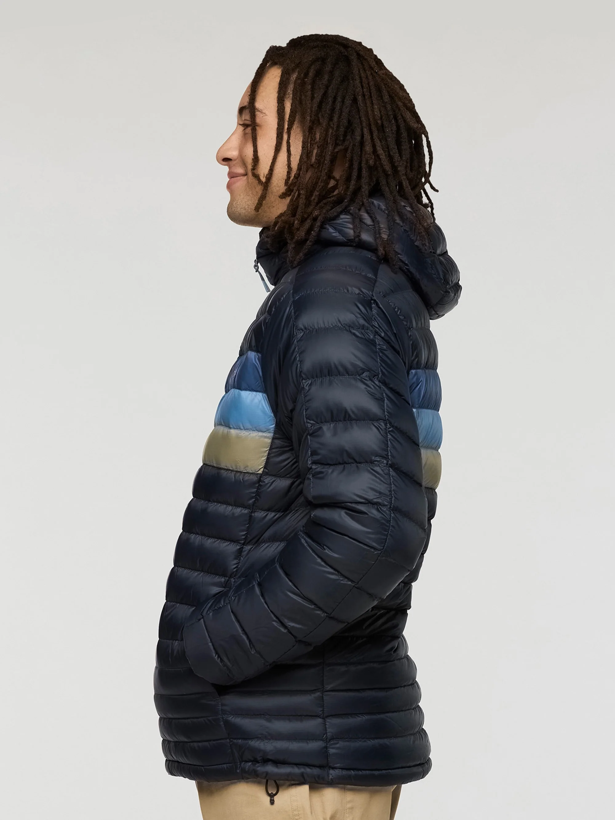 Fuego Mens Down Hooded Jacket - Image 3
