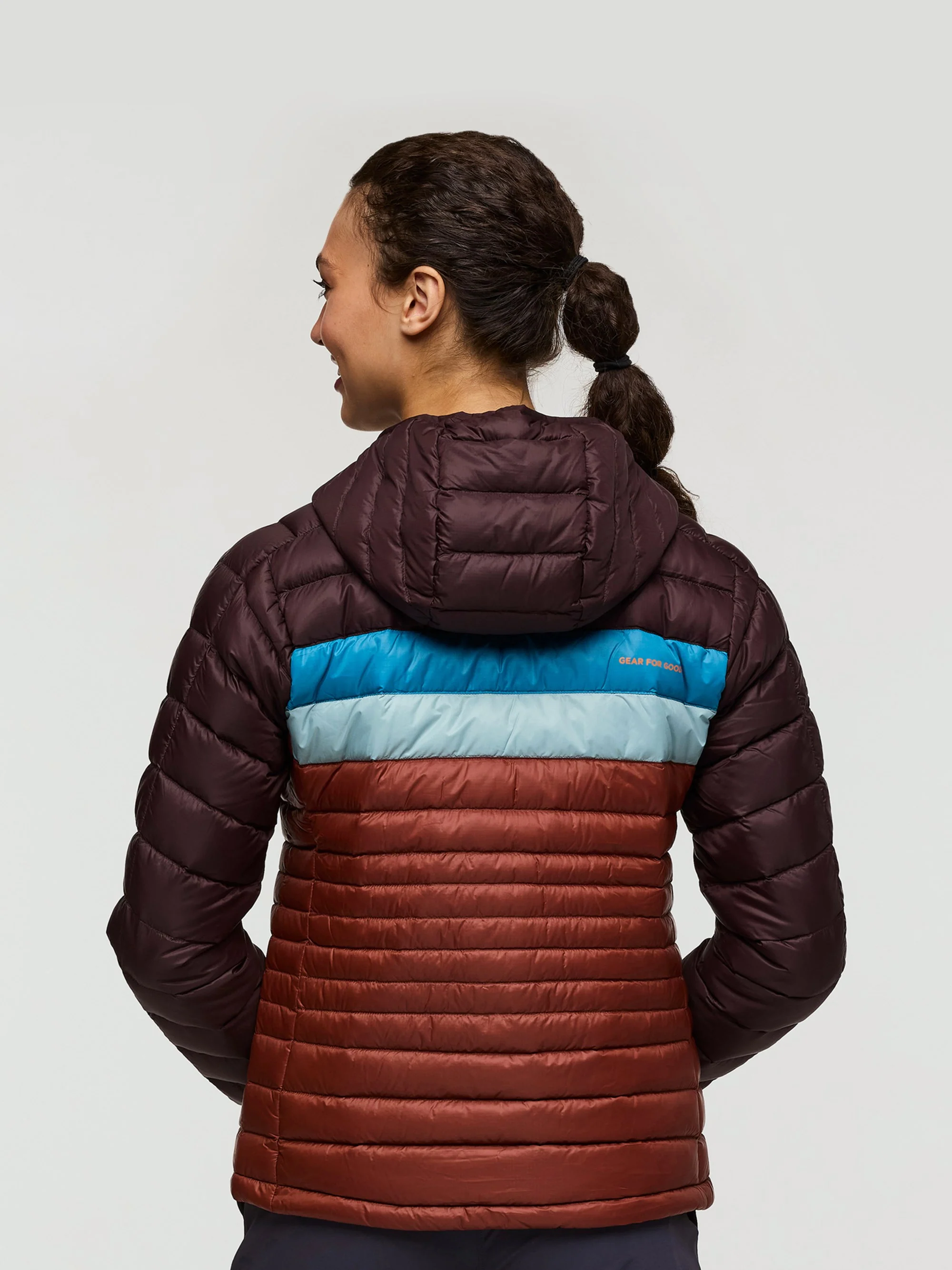 Fuego Womens Down Hooded Jacket - Image 3