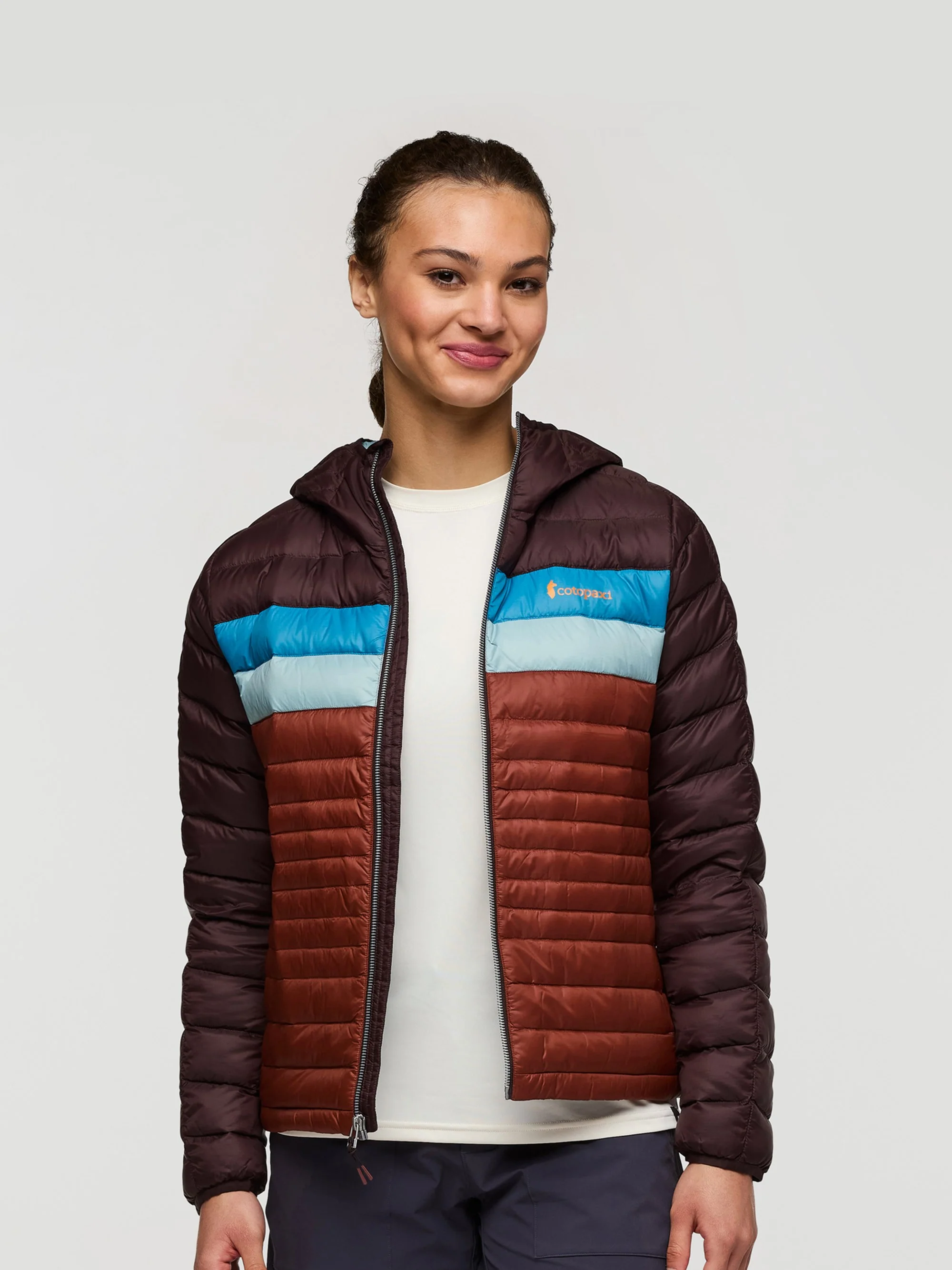 Fuego Womens Down Hooded Jacket - Image 5