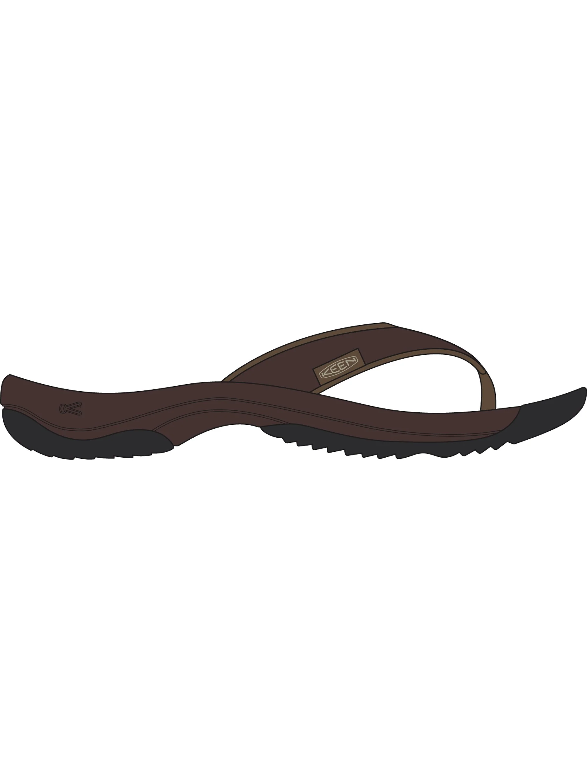 KEEN Men's Kona Leather Flip-Flop - Image 9