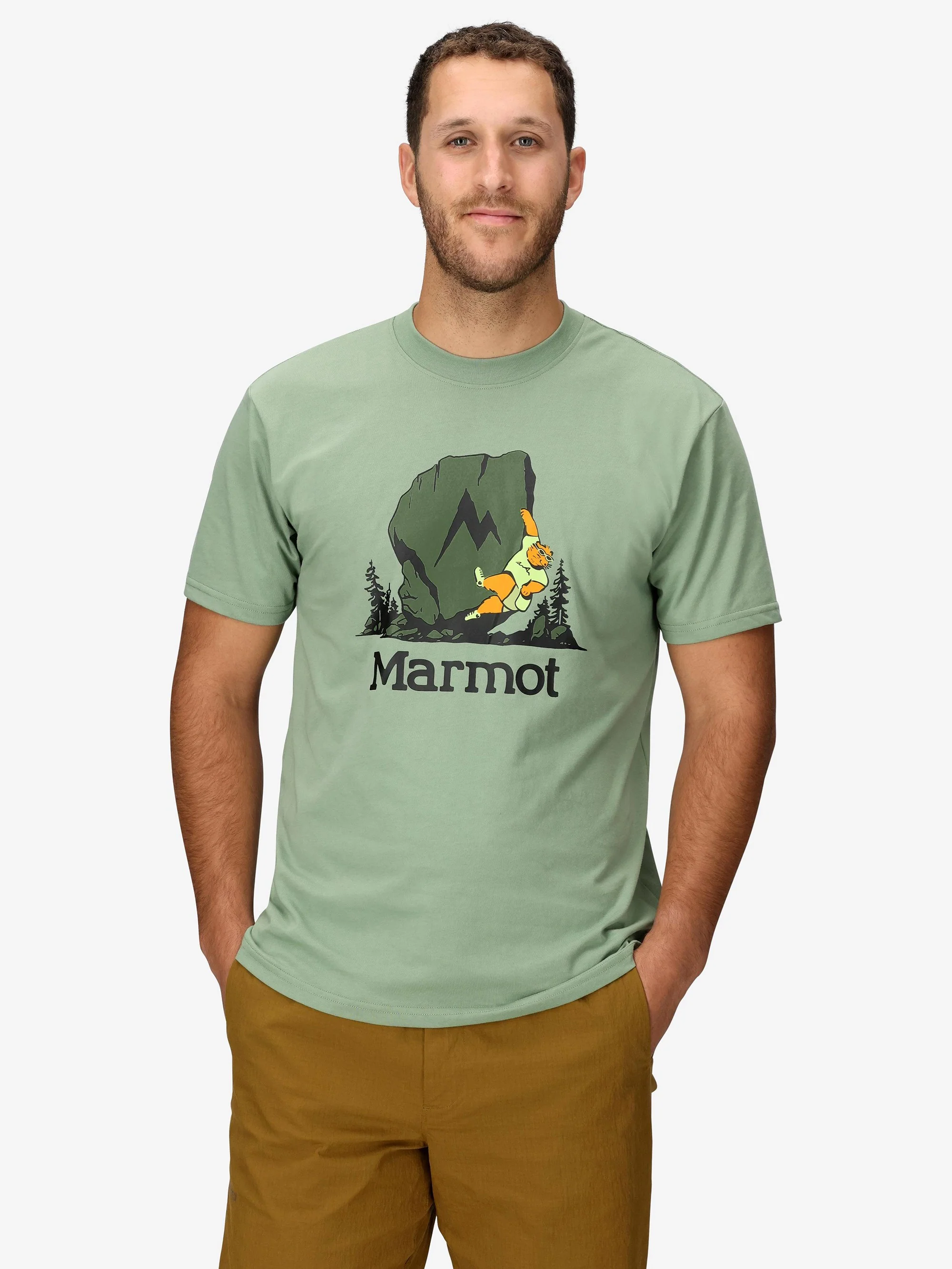 Marmot Mens Bouldering Marty Short-Sleeve T-Shirt - Image 6