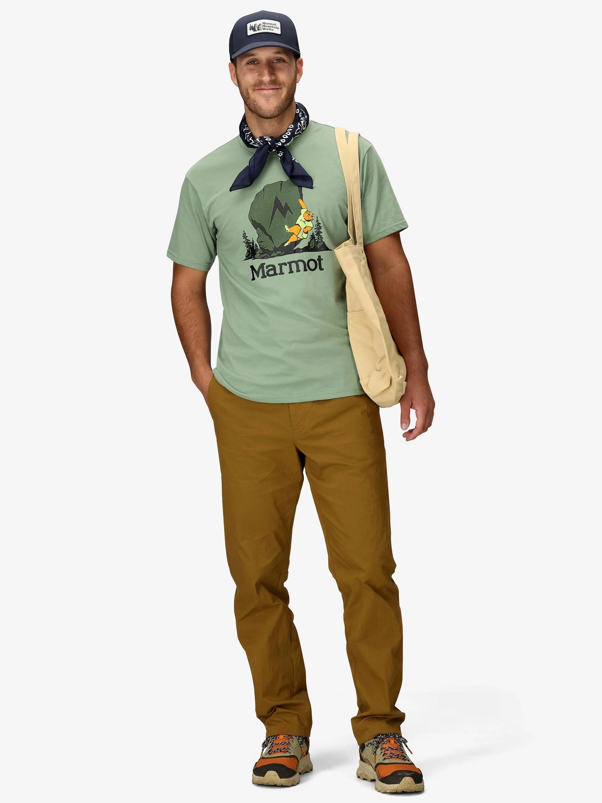 Marmot Mens Bouldering Marty Short-Sleeve T-Shirt - Image 8