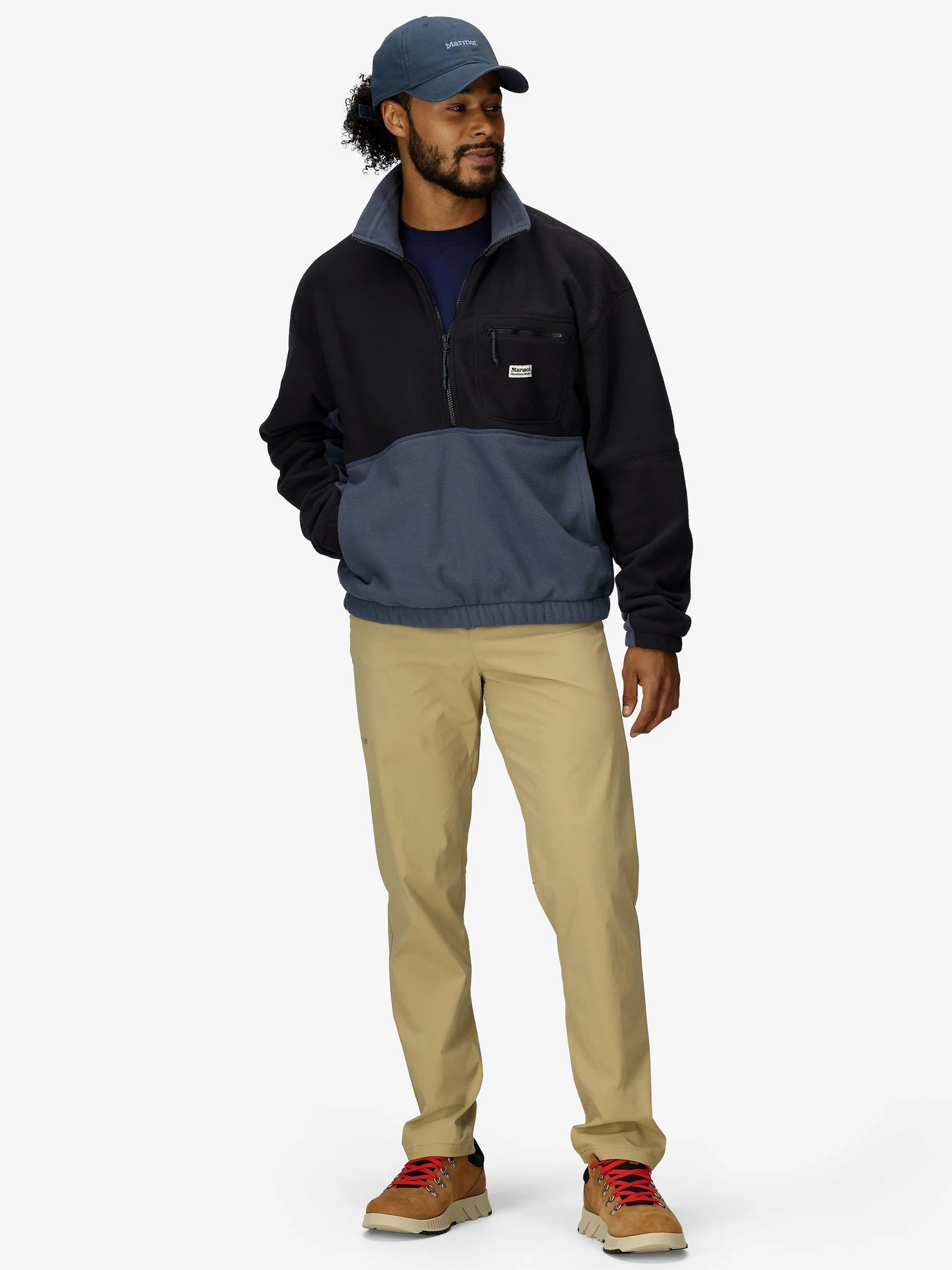 Marmot Mens Retro Rocklin 1/2-Zip Fleece - Image 3