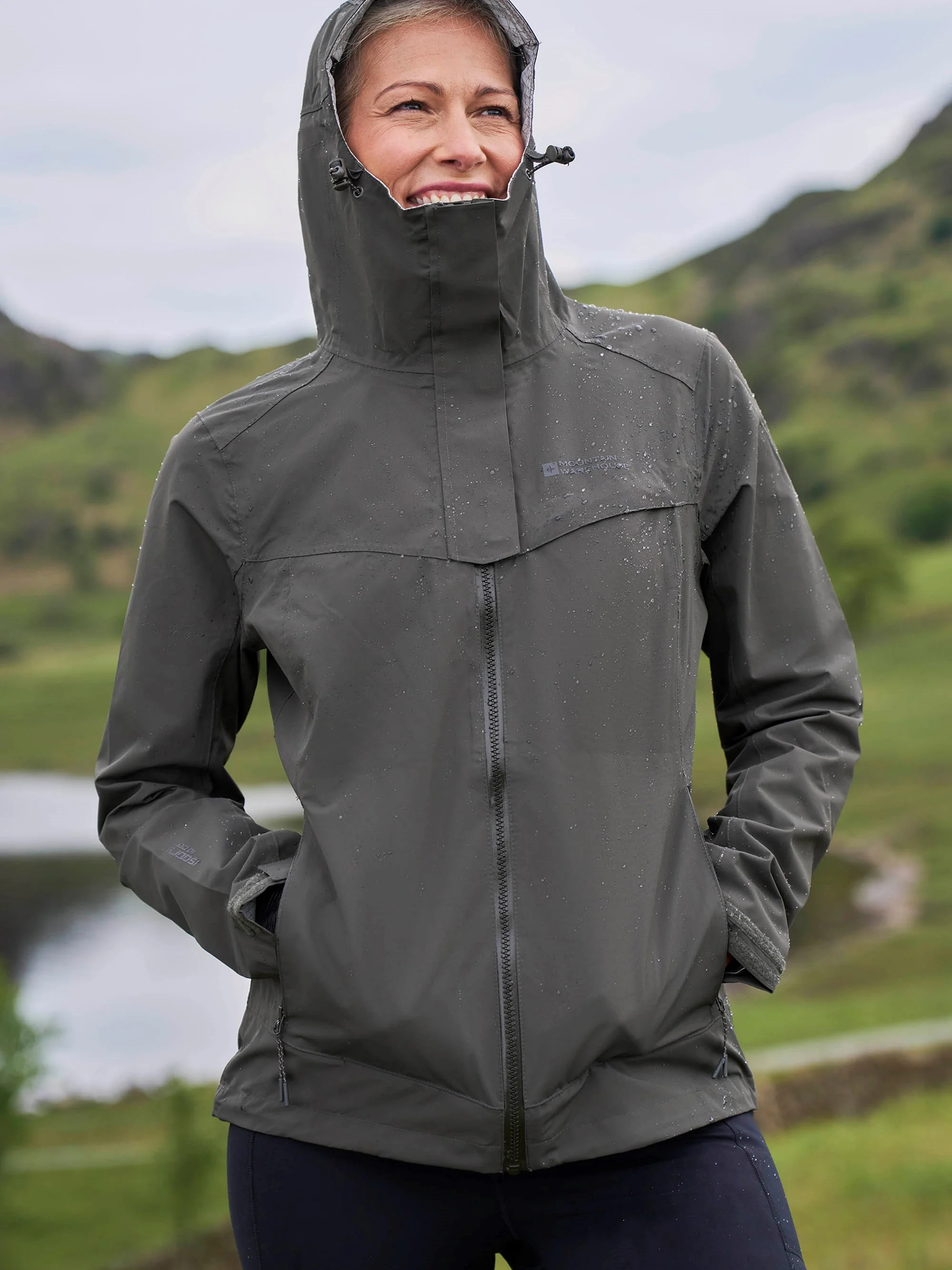 Mountain Warehouse Arlberg Womens 2.5 Layer Rain Jacket - Image 4