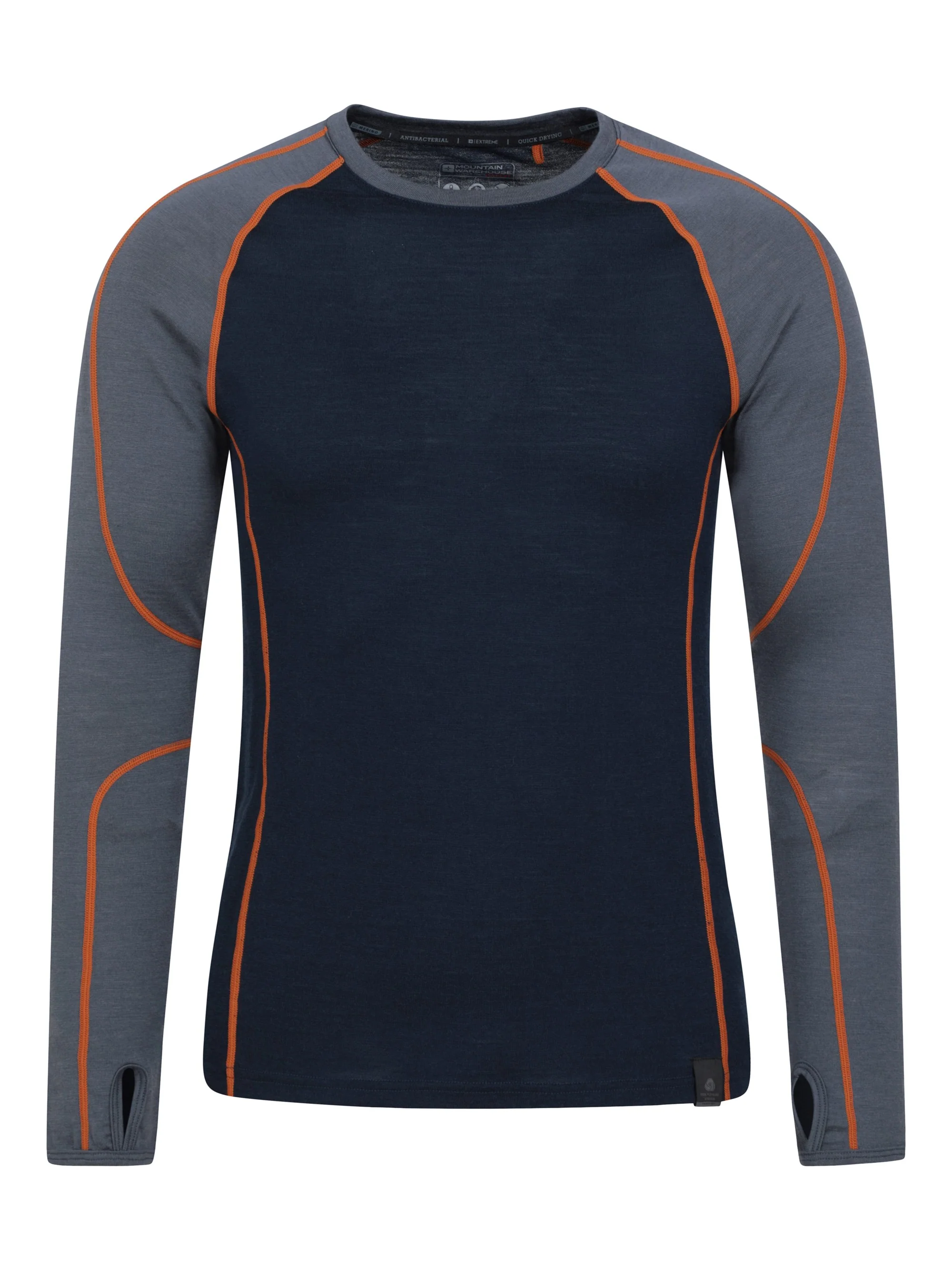 Mountain Warehouse Asgard Mens Merino Round Neck Top
