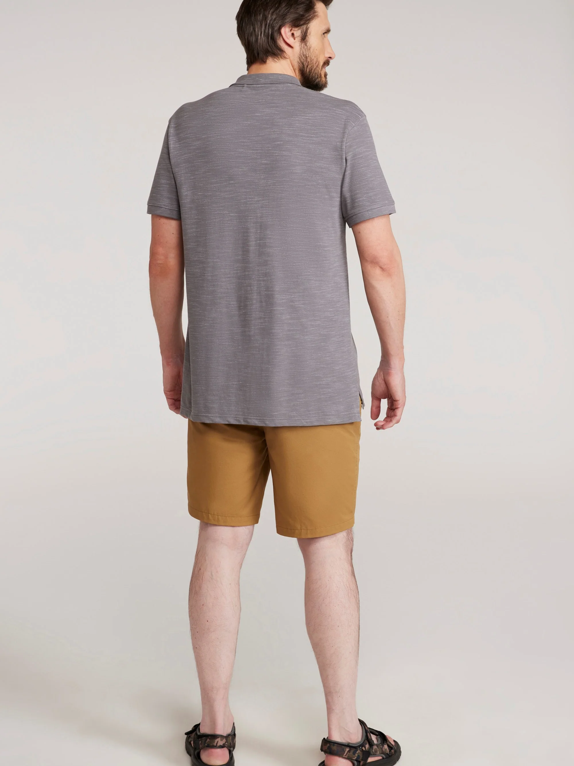 Mountain Warehouse Dawnay Pique Slub Textured Mens Polo Shirt - Image 4