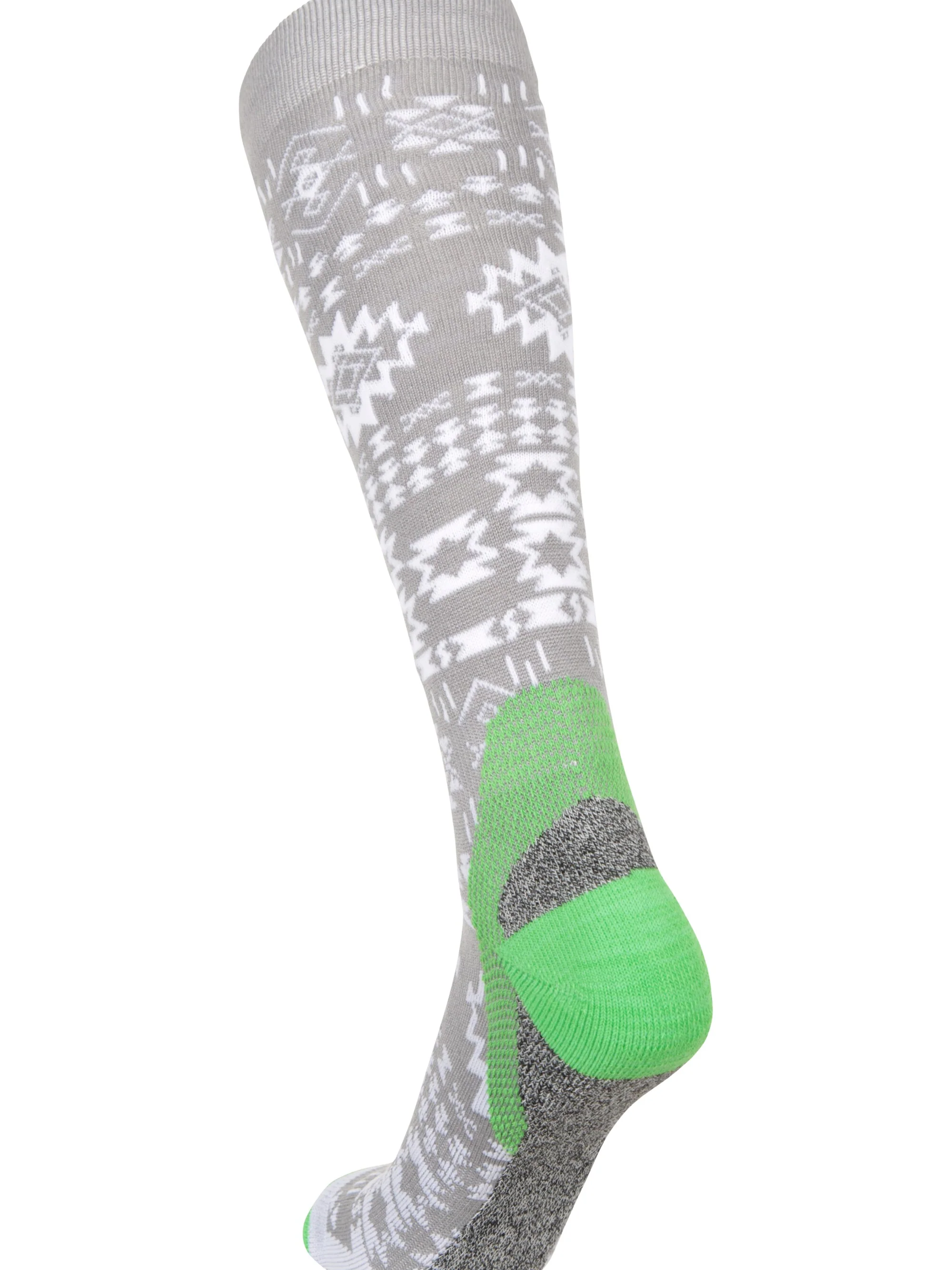 Mountain Warehouse Polar Womens Patterned Merino Technical Knee Length Ski Socks - Image 17
