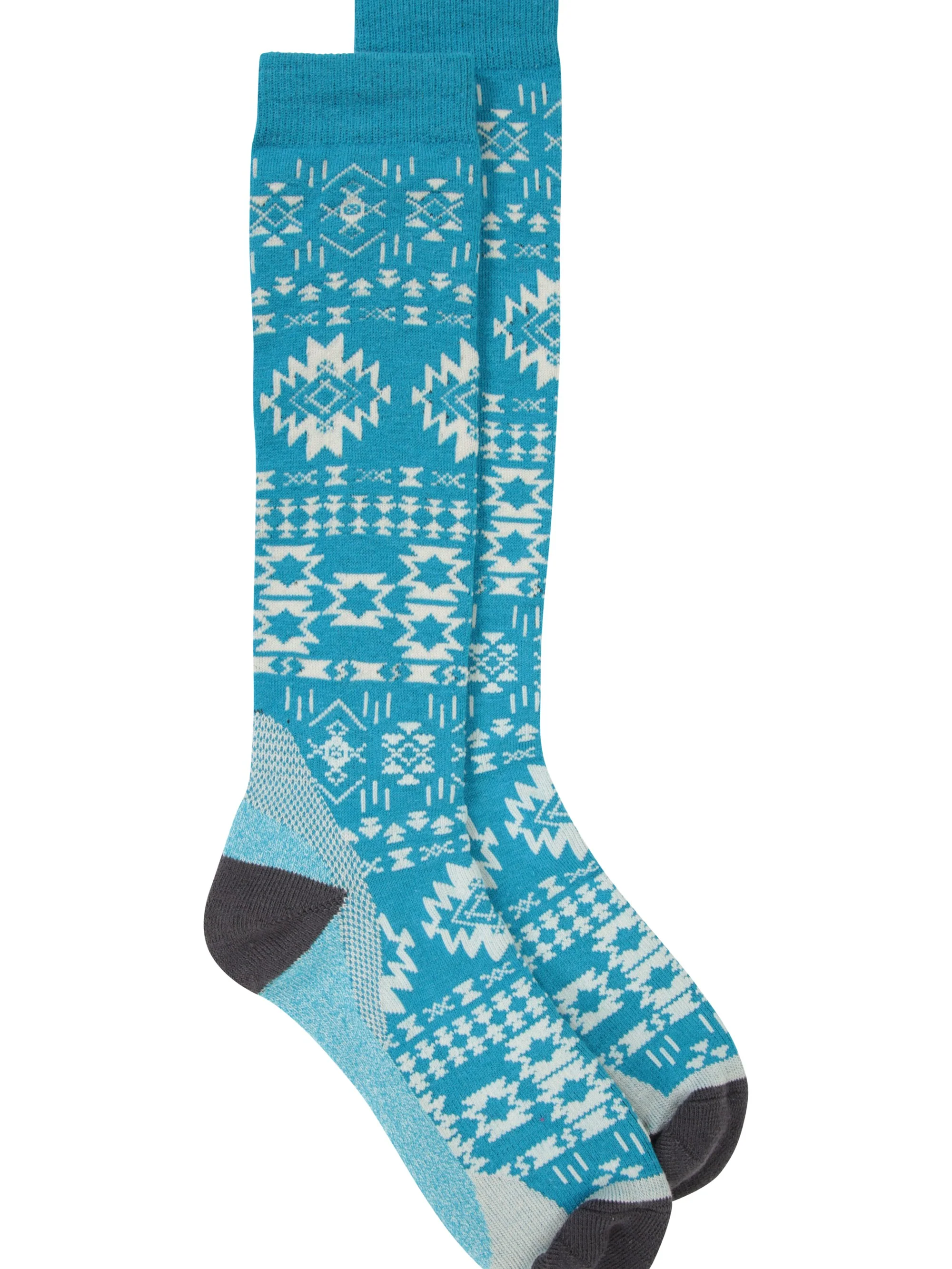 Mountain Warehouse Polar Womens Patterned Merino Technical Knee Length Ski Socks - Image 6