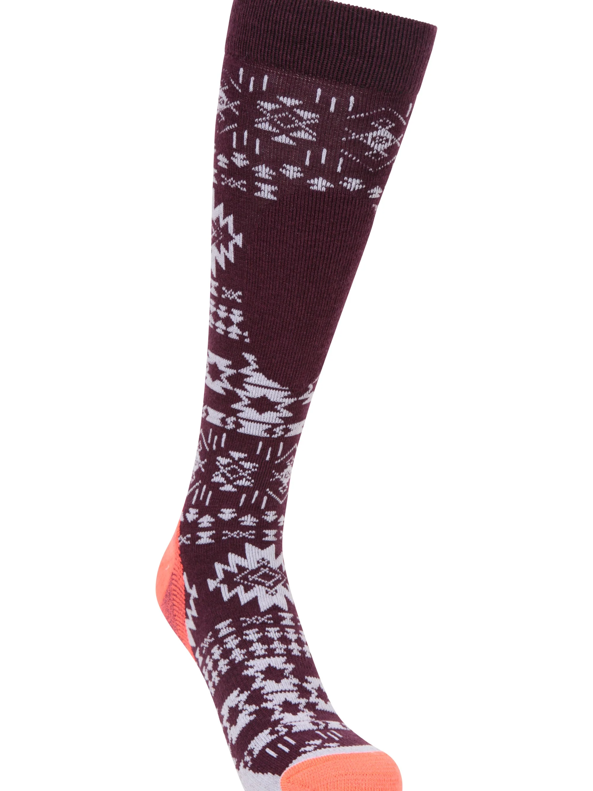 Mountain Warehouse Polar Womens Patterned Merino Technical Knee Length Ski Socks - Image 8
