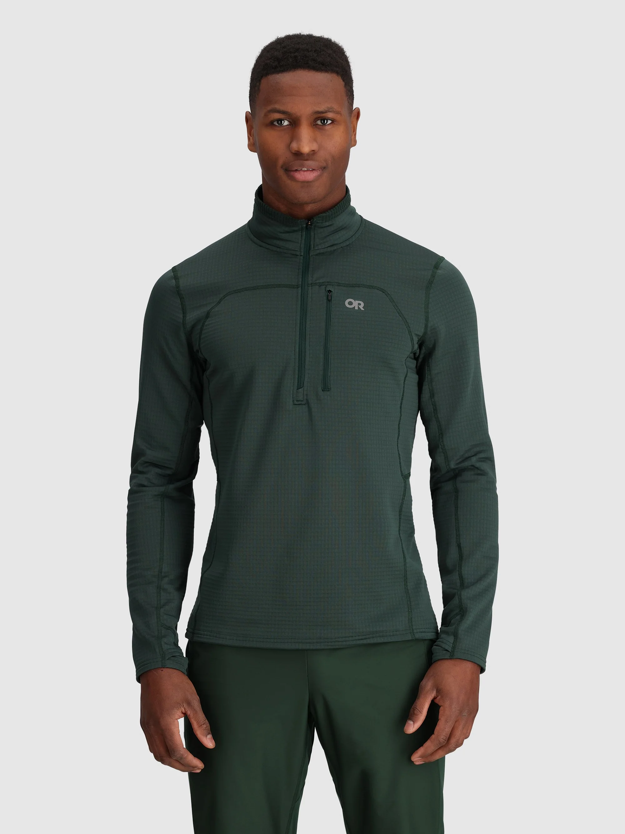 Outdoor Research Mens Vigor Grid Fleece Half Zip