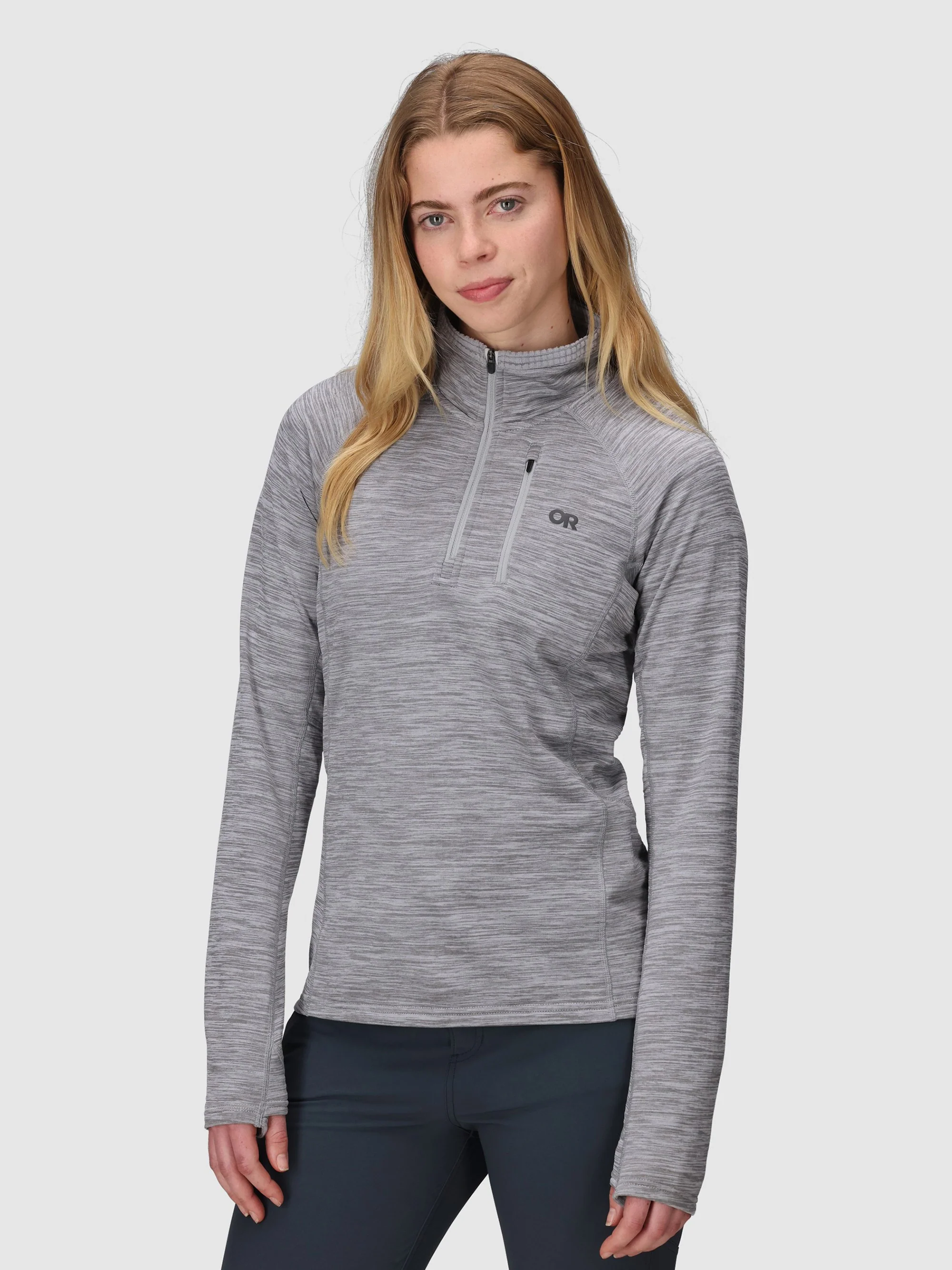 Outdoor Research Womens Vigor Grid Fleece Quarter Zip