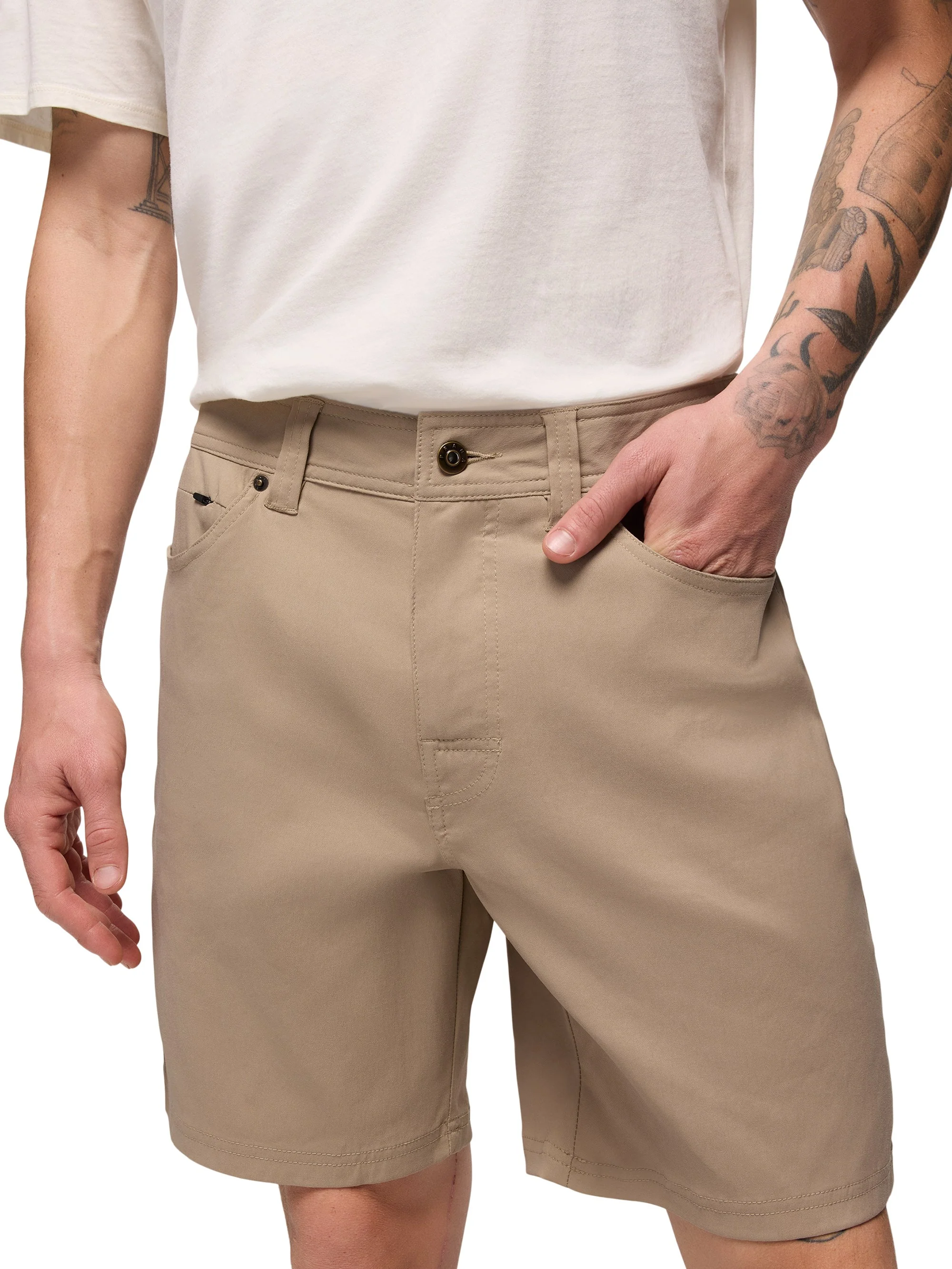 prAna Stretch Zion Mens 5 Pocket Shorts - Image 3