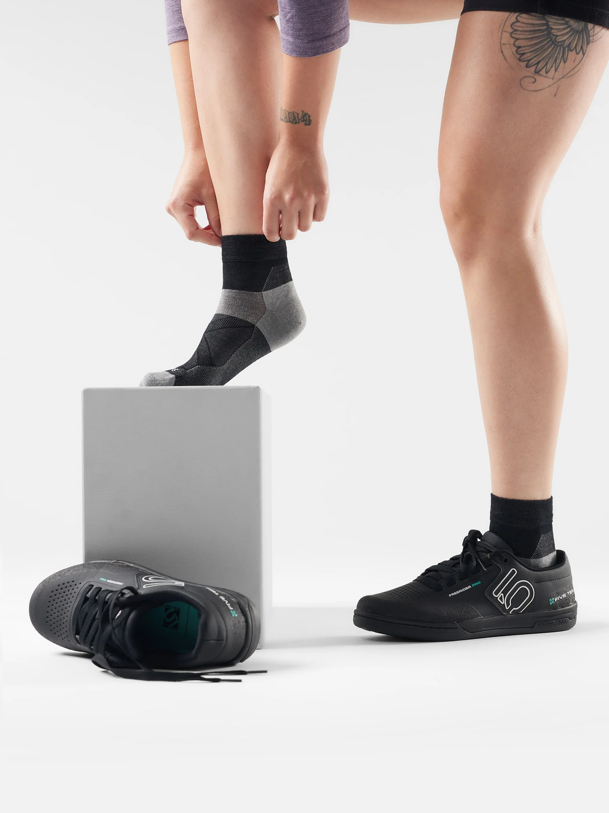 Smartwool Mens Bike Zero Cushion Ankle Socks - Image 2
