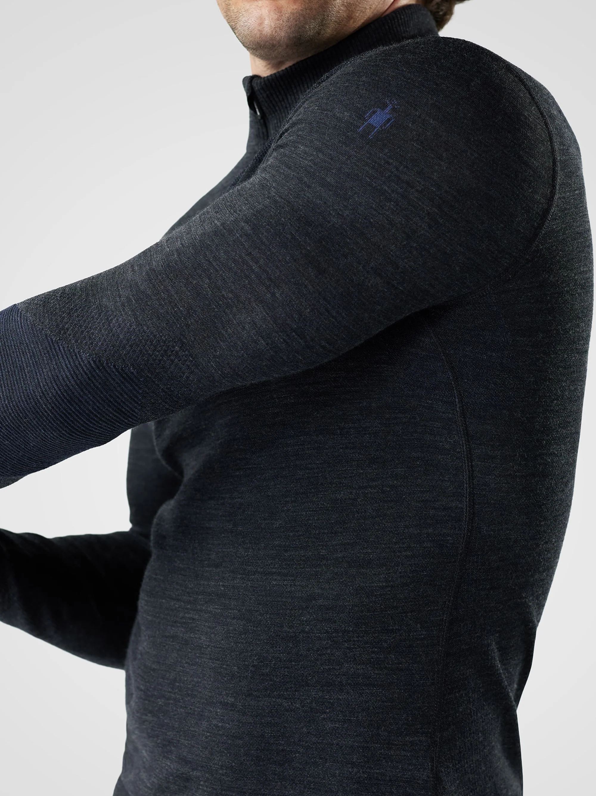 Smartwool Mens Intraknit Thermal Merino Base Layer 1/4 Zip - Image 4