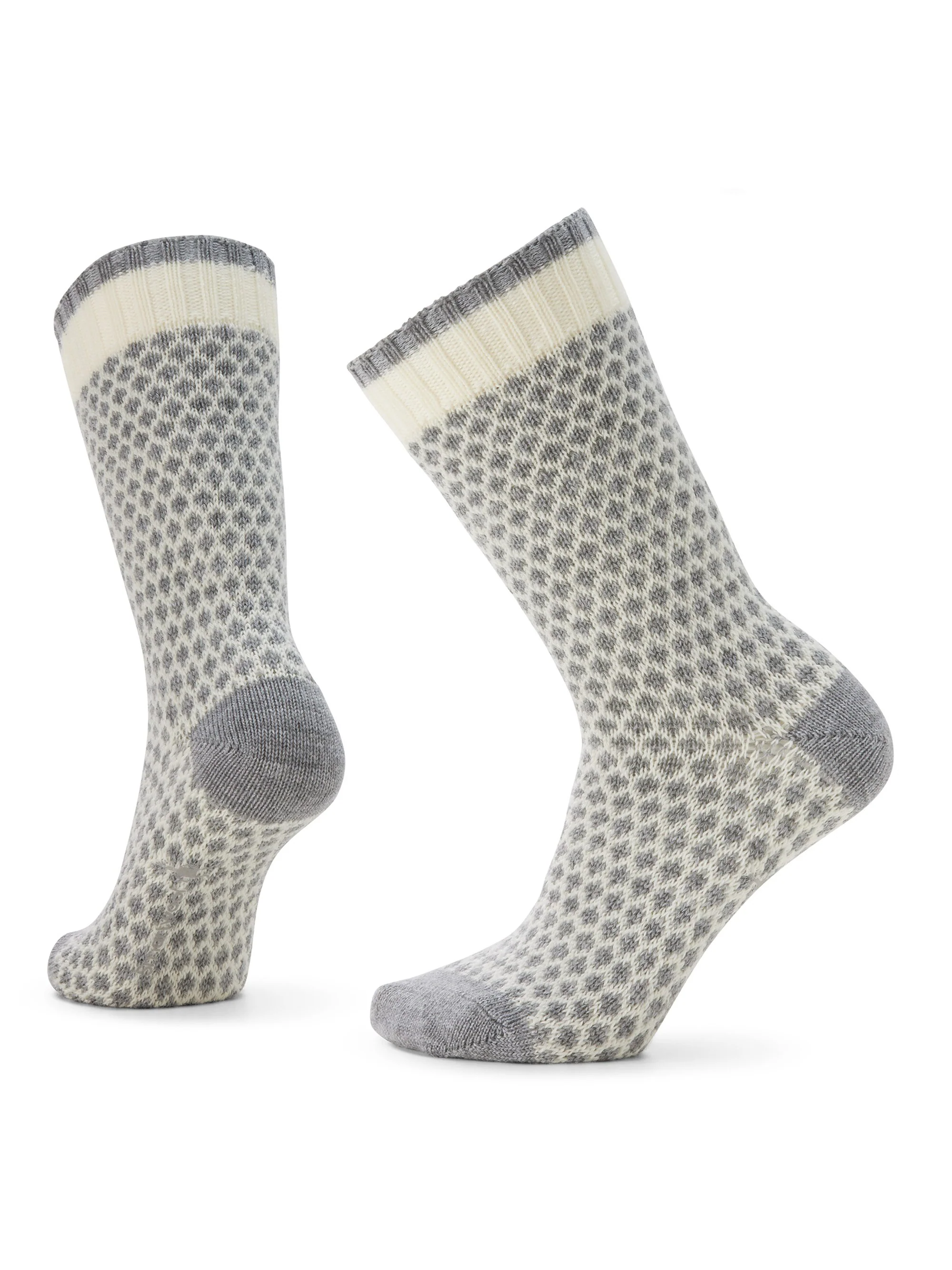 Smartwool Womens Everyday Cozy Popcorn Polka Dot Crew Socks