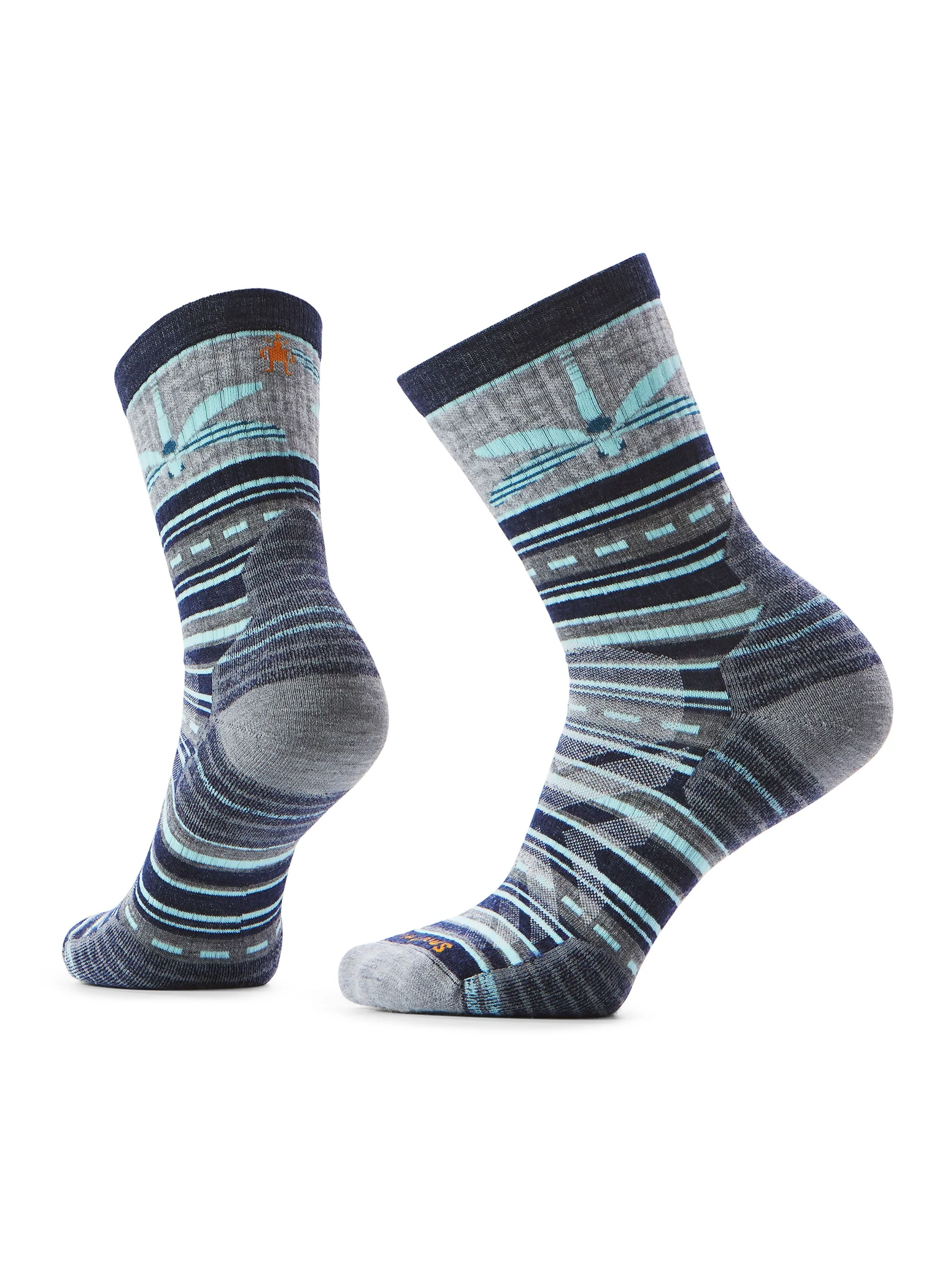Smartwool Womens Hike Targeted Cushion Dragon Stitch Mid Crew Socks - Image 3