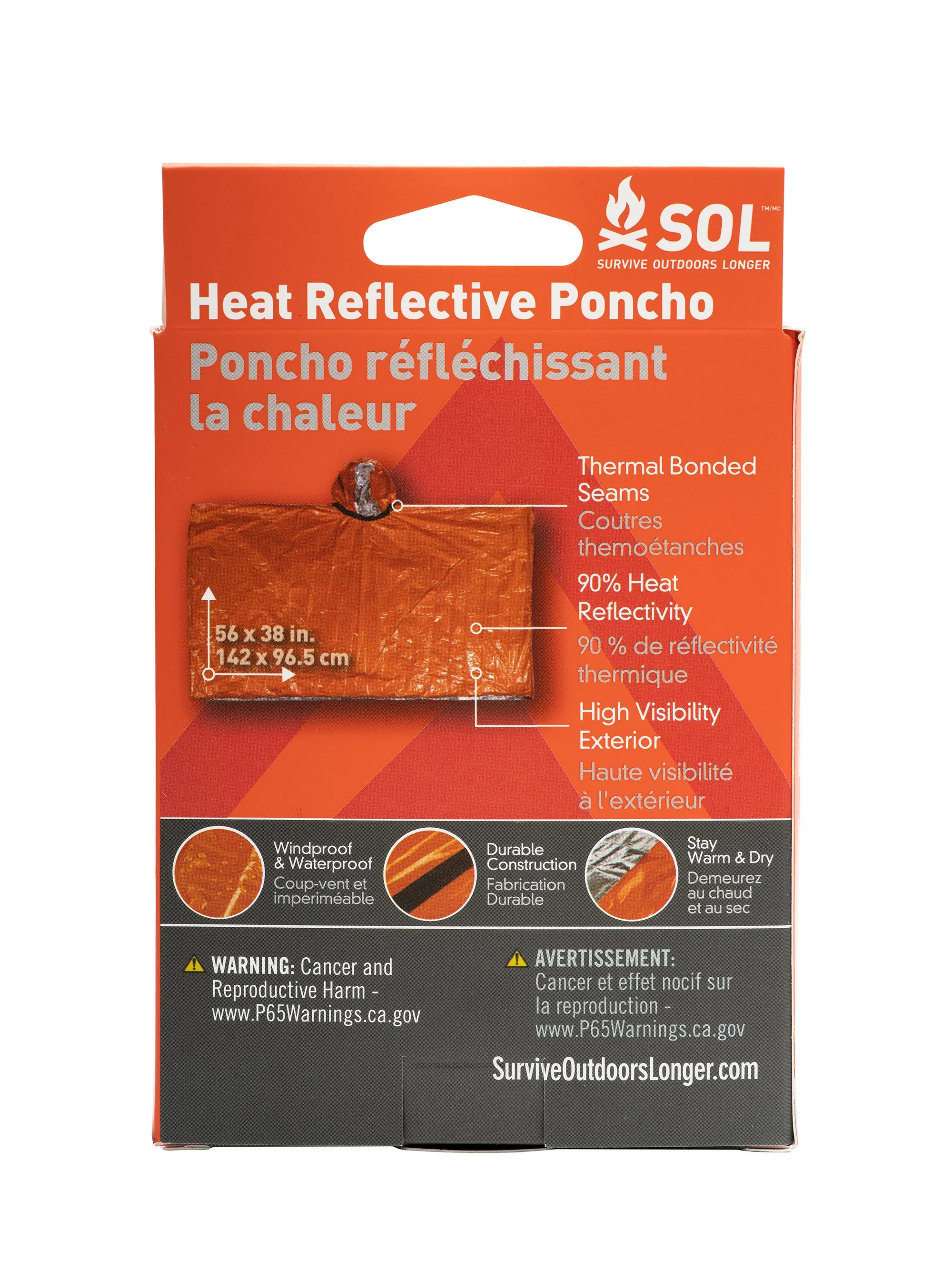 SOL Heat Reflective Poncho - Image 4