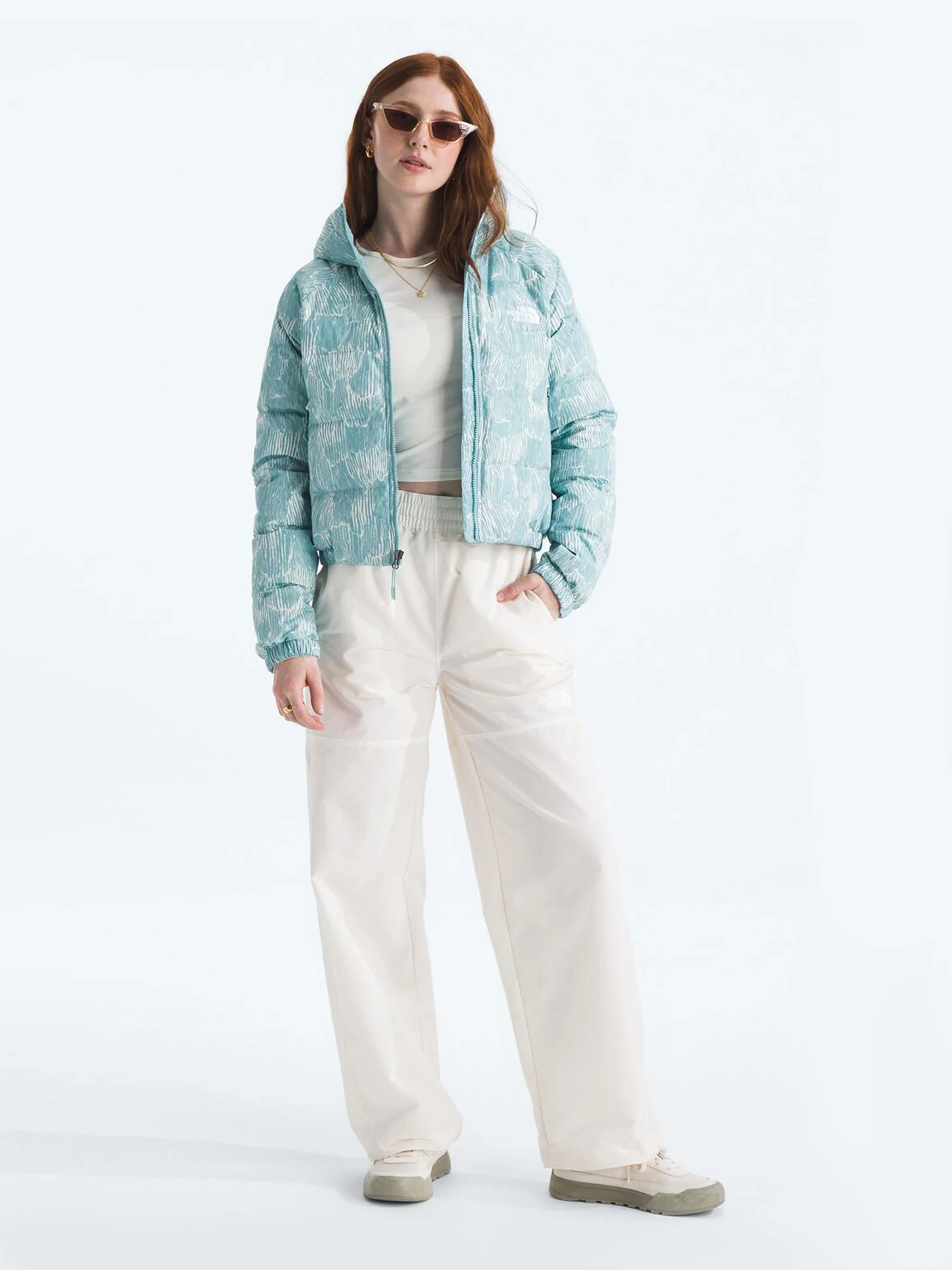 The North Face Womens Hydrenalite Down Hoodie - Print - Image 3