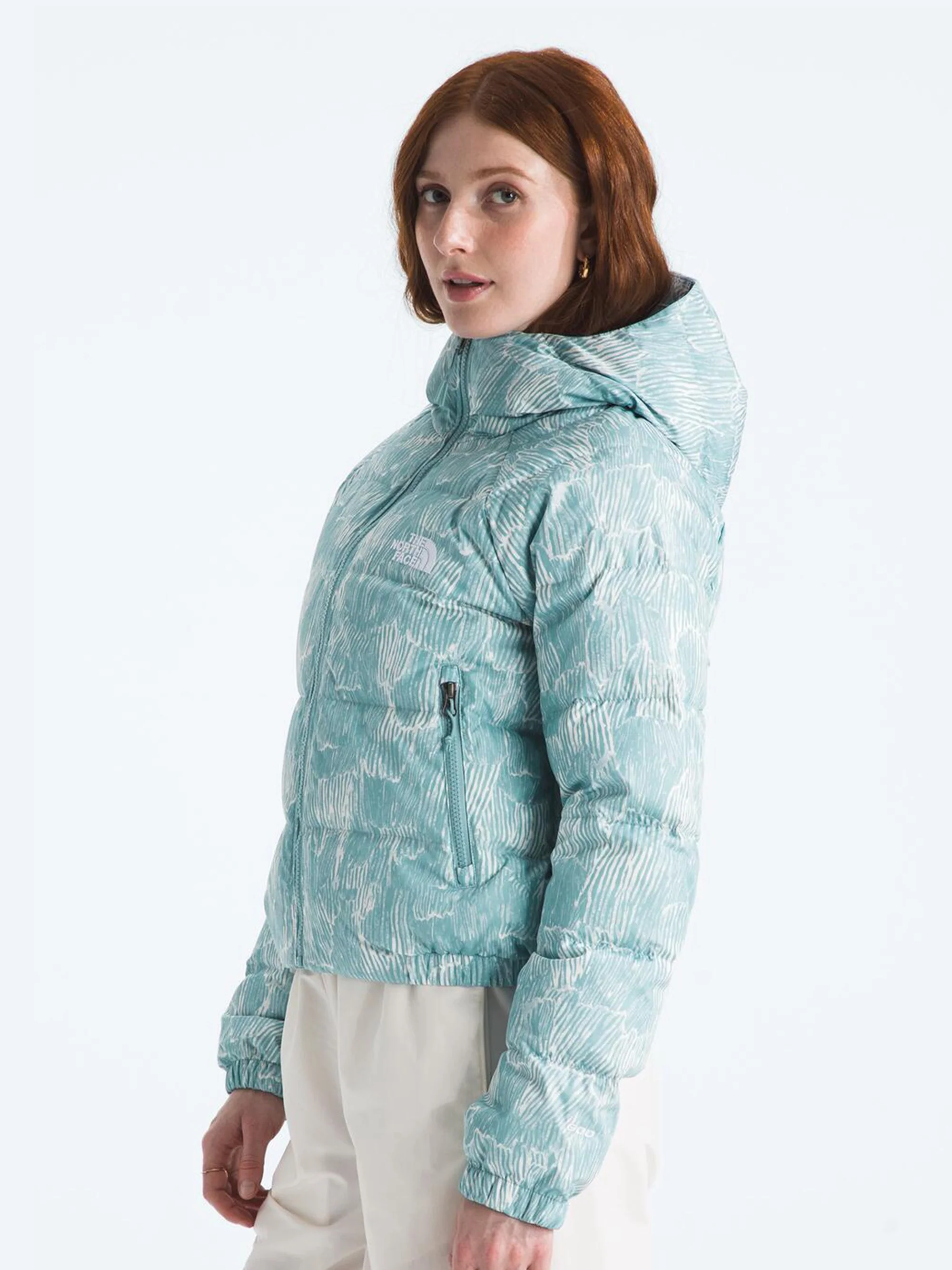 The North Face Womens Hydrenalite Down Hoodie - Print - Image 5