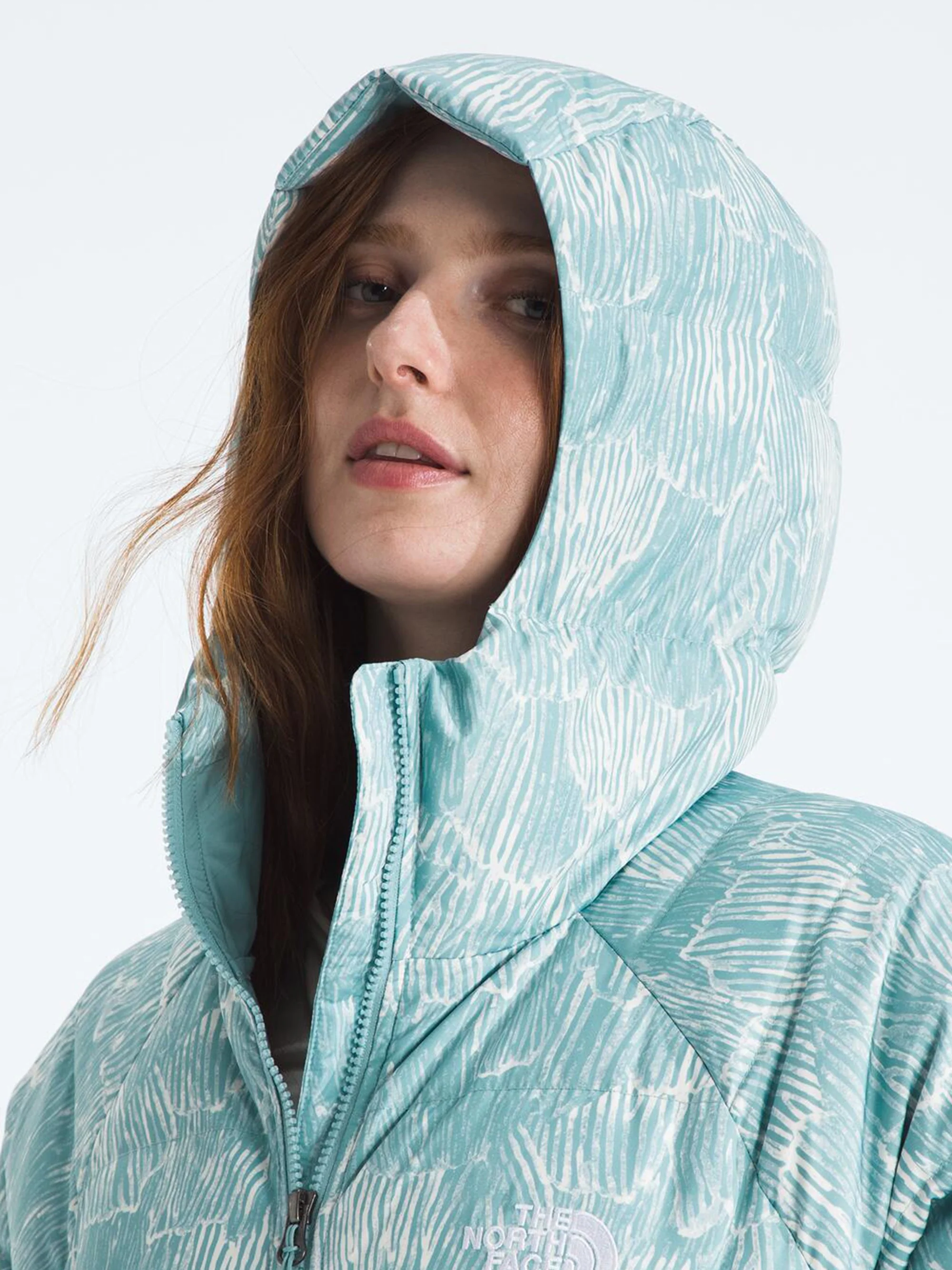 The North Face Womens Hydrenalite Down Hoodie - Print - Image 6