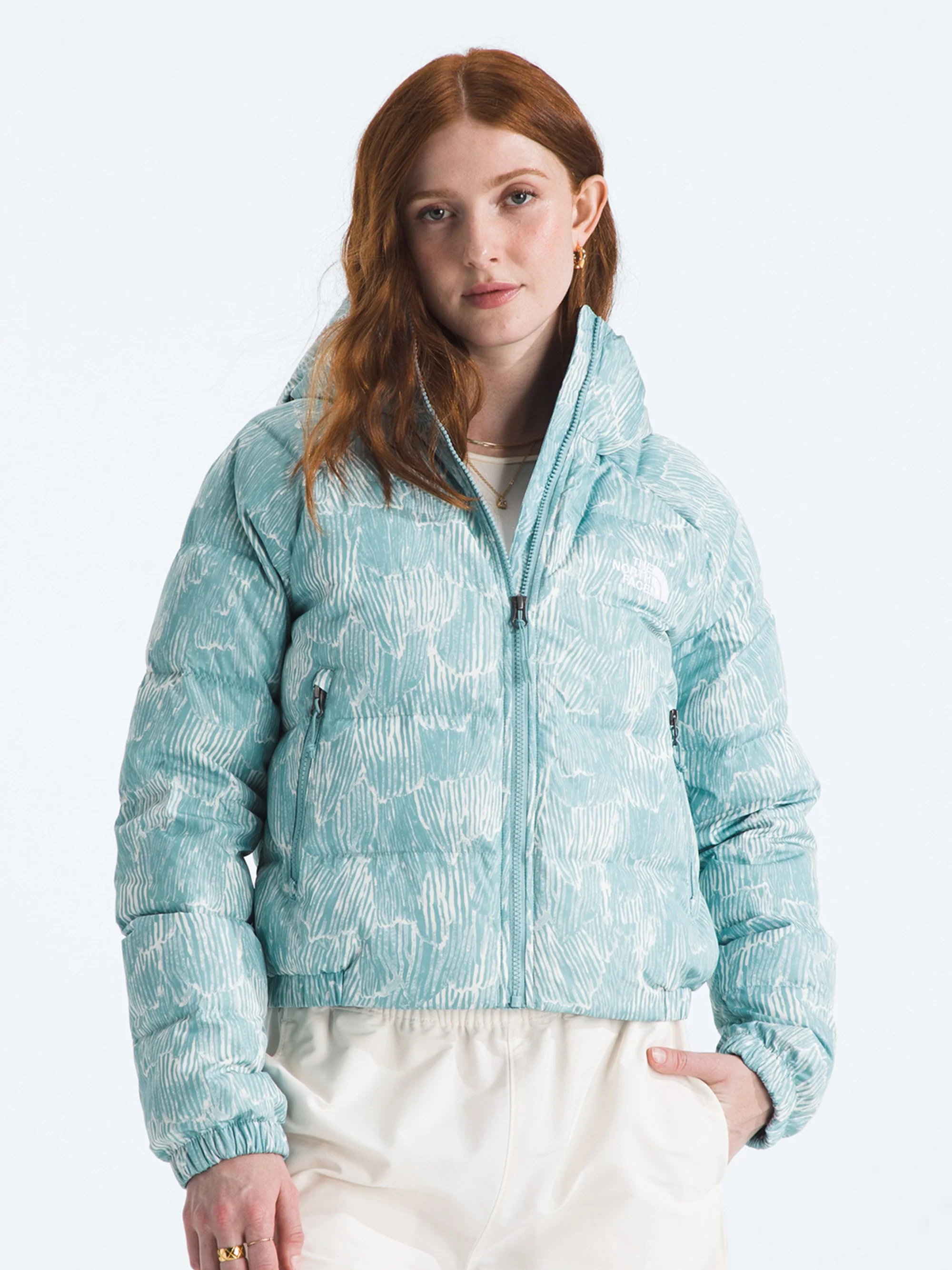 The North Face Womens Hydrenalite Down Hoodie - Print - Image 8