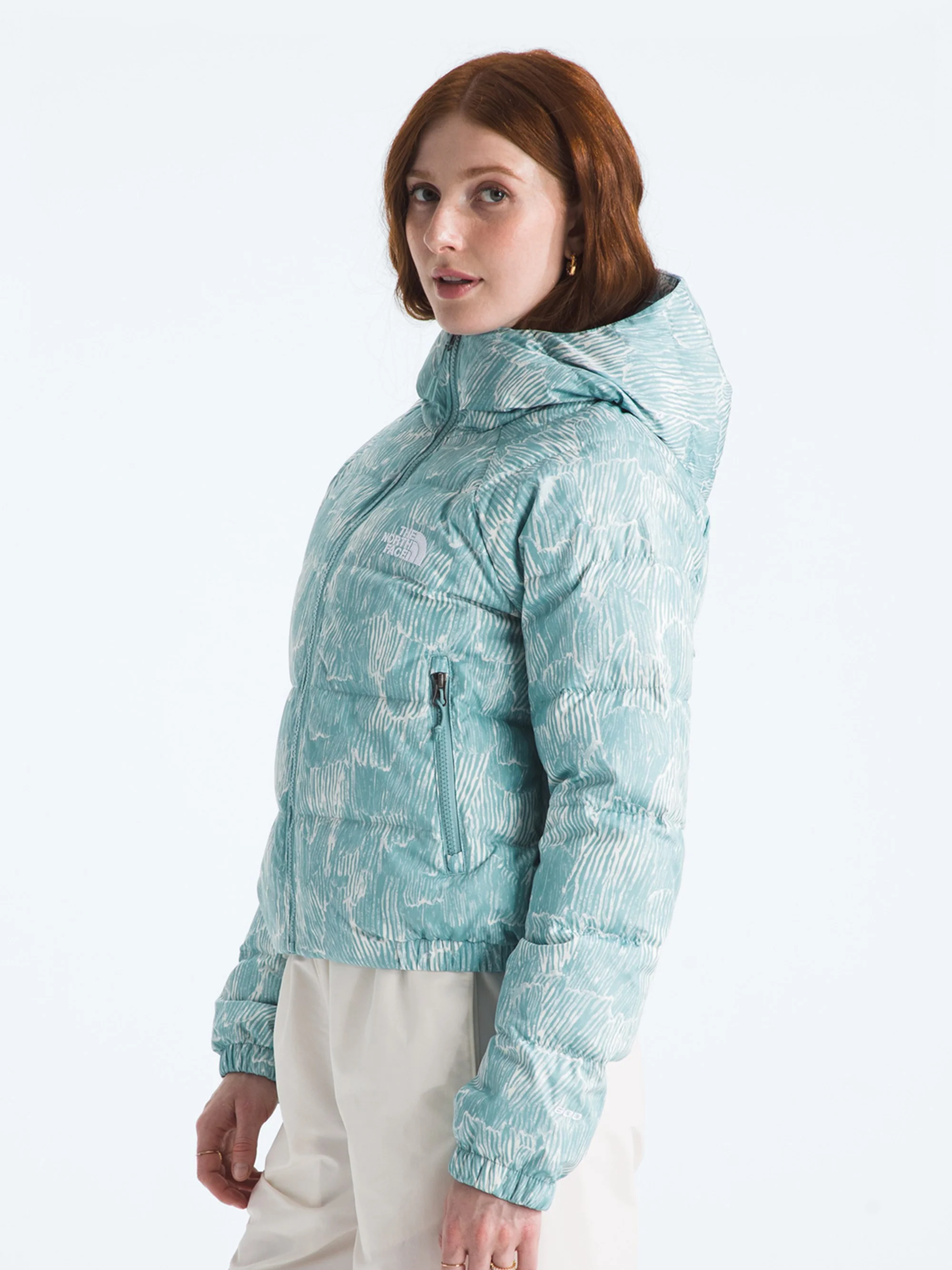 The North Face Womens Hydrenalite Down Hoodie - Print - Image 9
